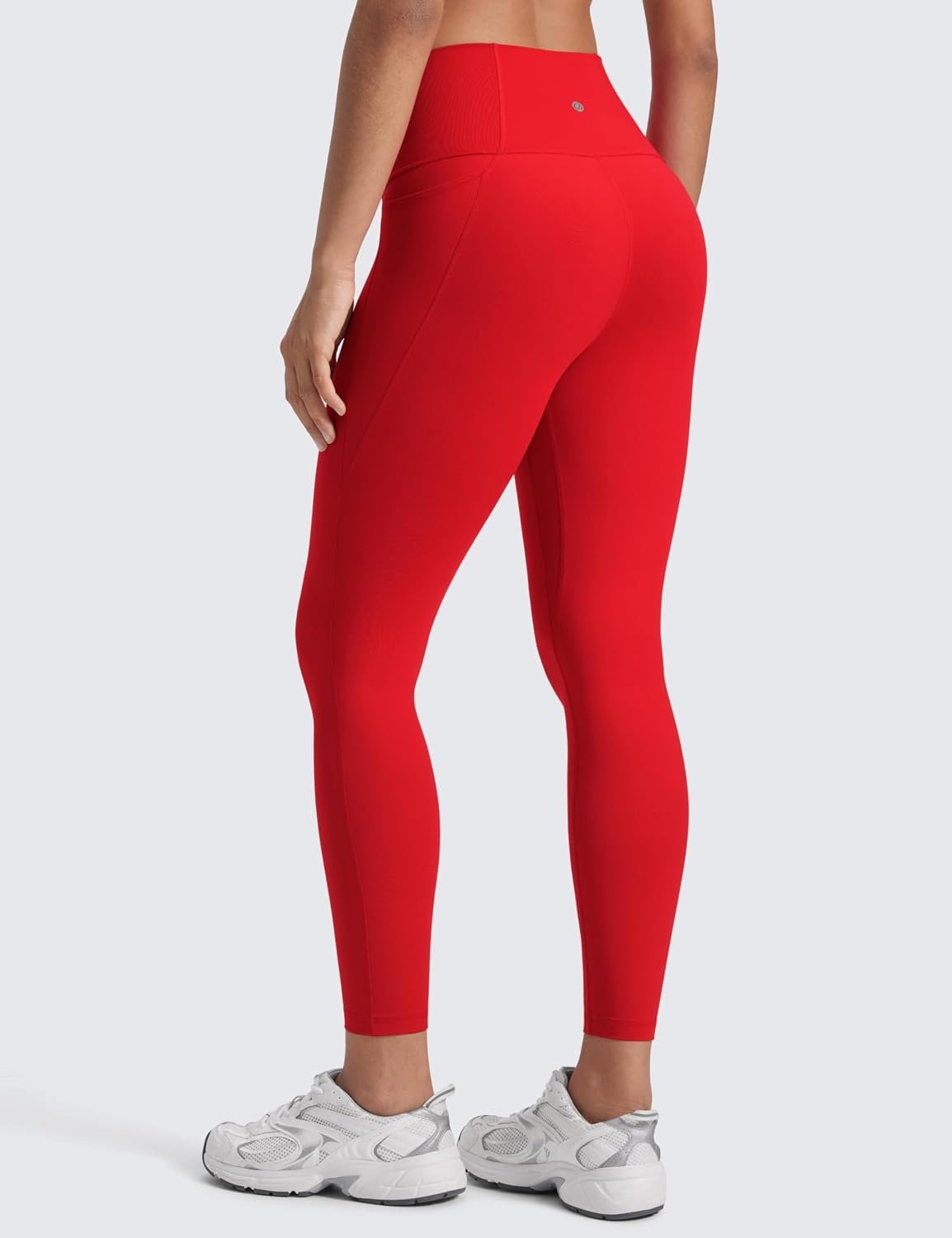 image:imageCRZ YOGA Butterluxe Workout Leggings Pockets 25 High Waisted Gym Womens Yoga Pants Buttery SoftRed Chili