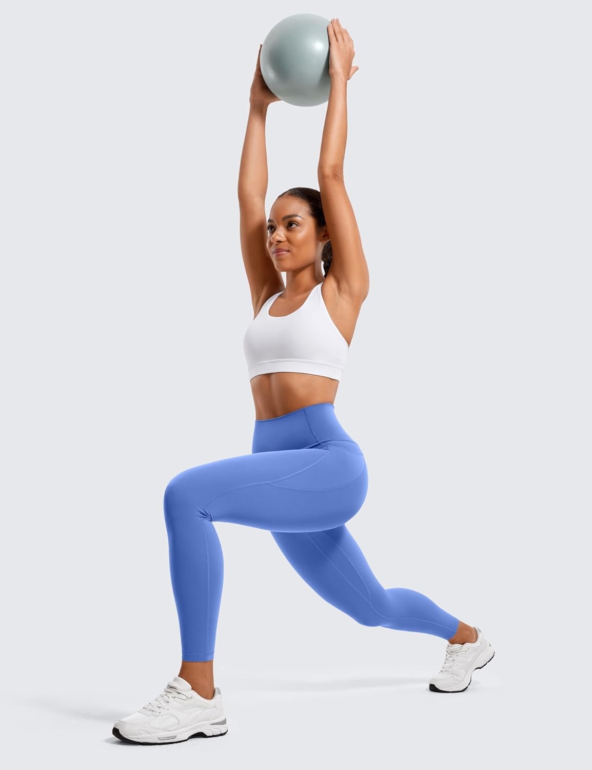 image:imageCRZ YOGA Butterluxe Workout Leggings Pockets 25 High Waisted Gym Womens Yoga Pants Buttery SoftWild Indigo