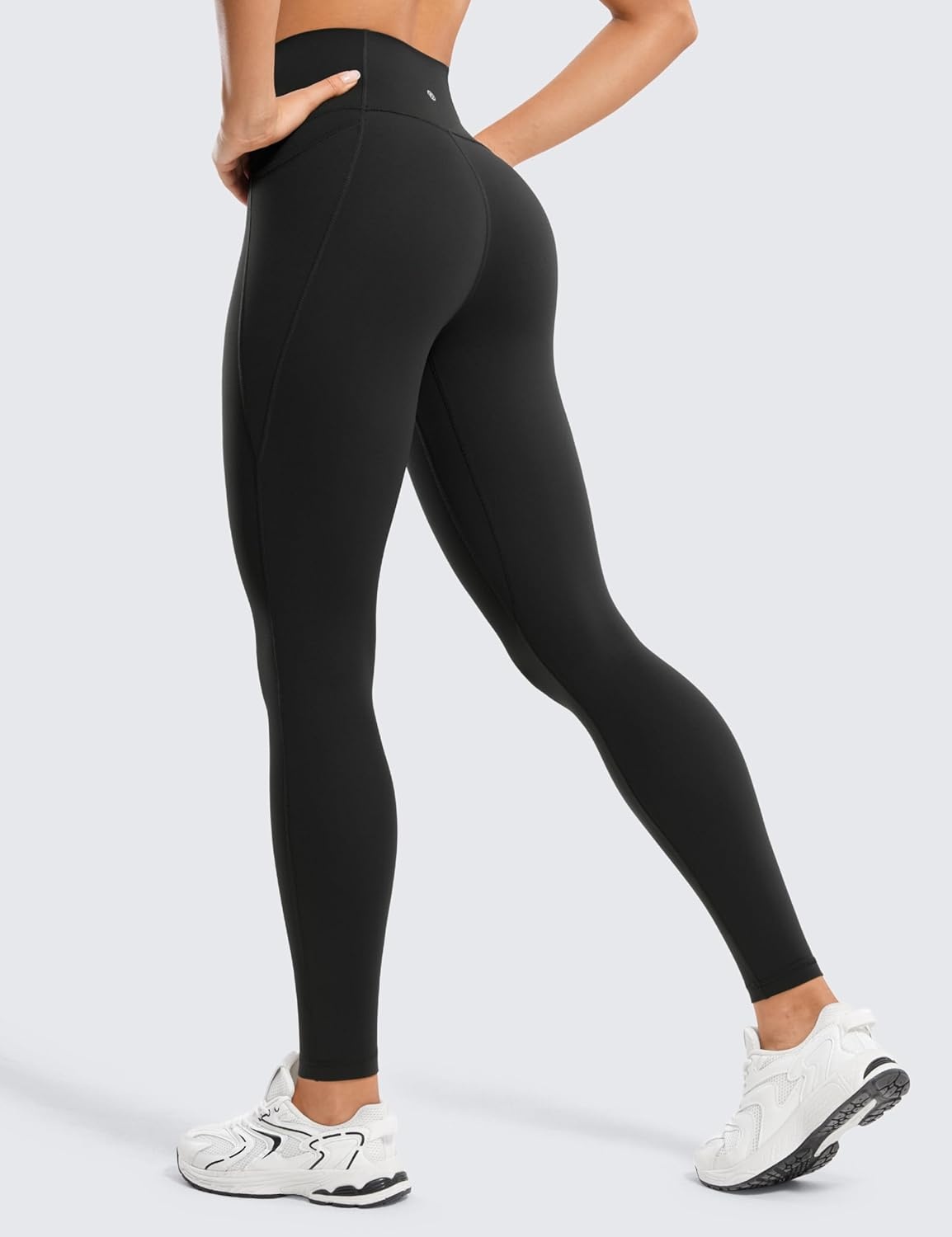 image:imageCRZ YOGA Butterluxe Workout Leggings Pockets 28 High Waisted Gym Womens Yoga Pants Running Buttery SoftBlack