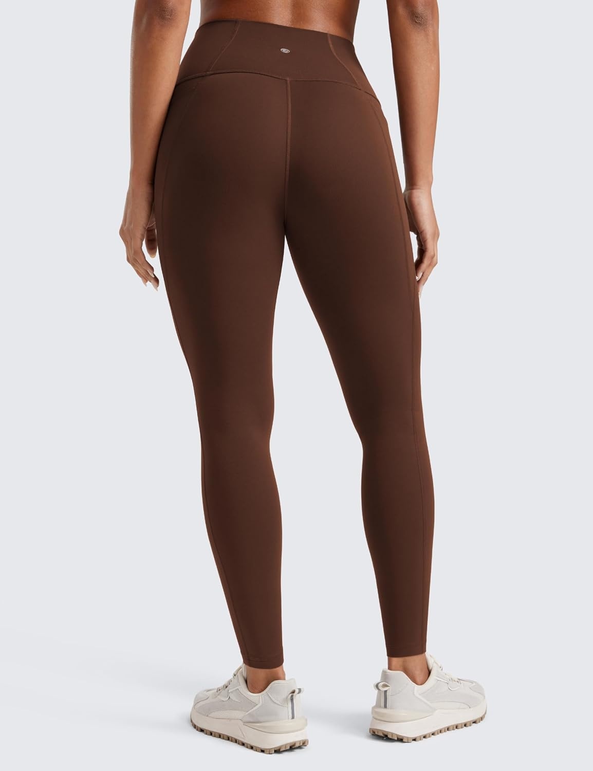 image:imageCRZ YOGA Butterluxe Workout Leggings Pockets 28 High Waisted Gym Womens Yoga Pants Running Buttery SoftLava Brown