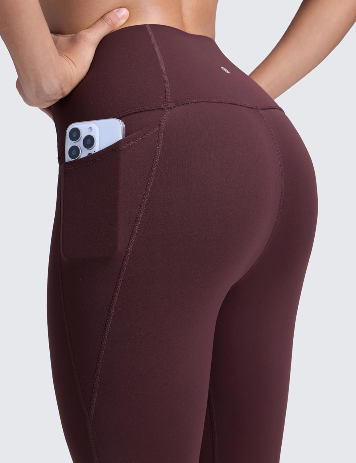 image:imageCRZ YOGA Butterluxe Workout Leggings Pockets 28 High Waisted Gym Womens Yoga Pants Running Buttery SoftRipe Plum