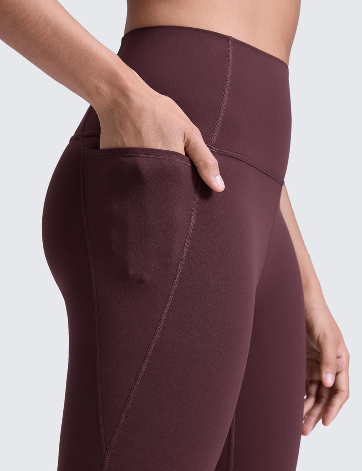image:imageCRZ YOGA Butterluxe Workout Leggings Pockets 28 High Waisted Gym Womens Yoga Pants Running Buttery SoftRipe Plum