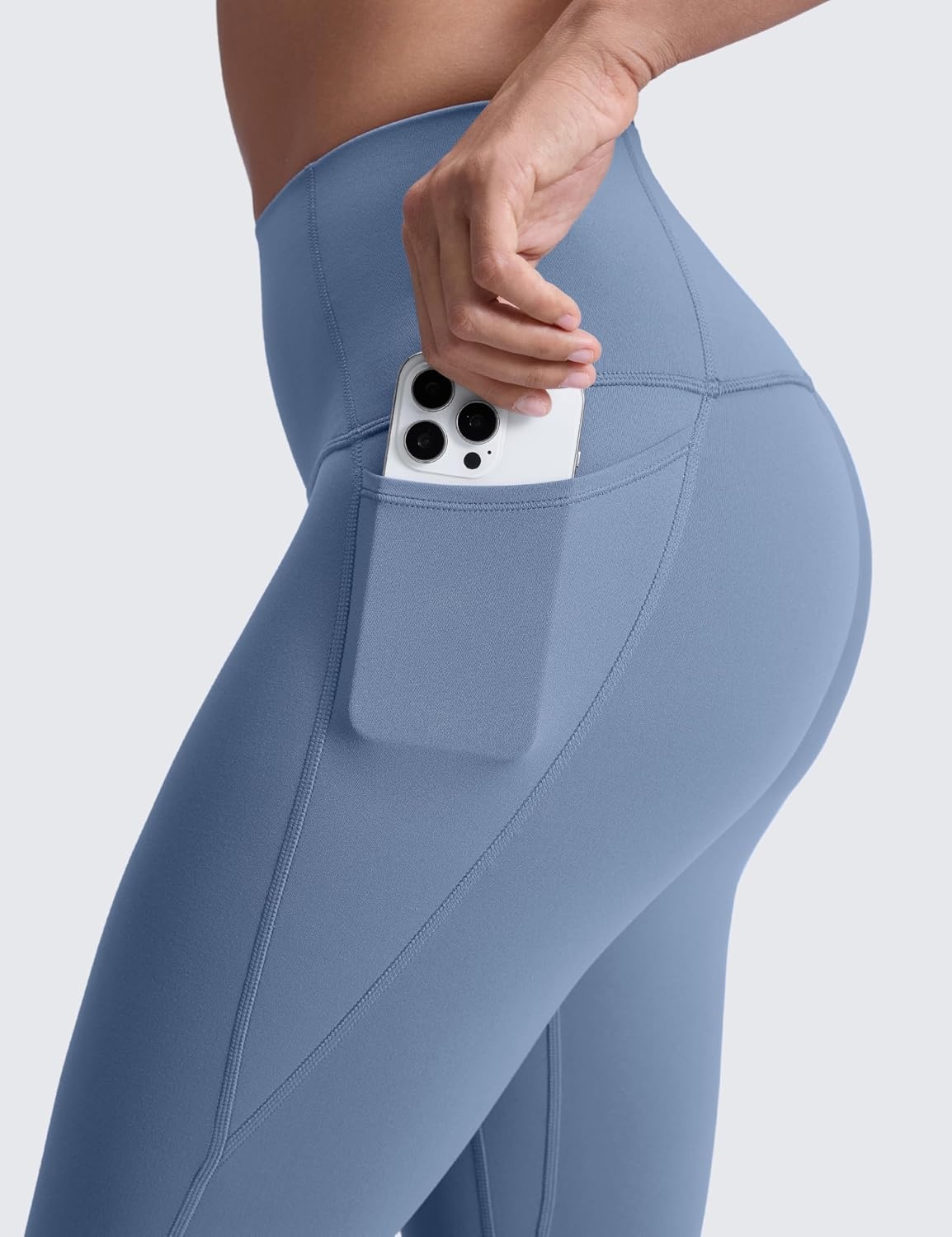 image:imageCRZ YOGA Butterluxe Workout Leggings Pockets 28 High Waisted Gym Womens Yoga Pants Running Buttery SoftWashed Denim