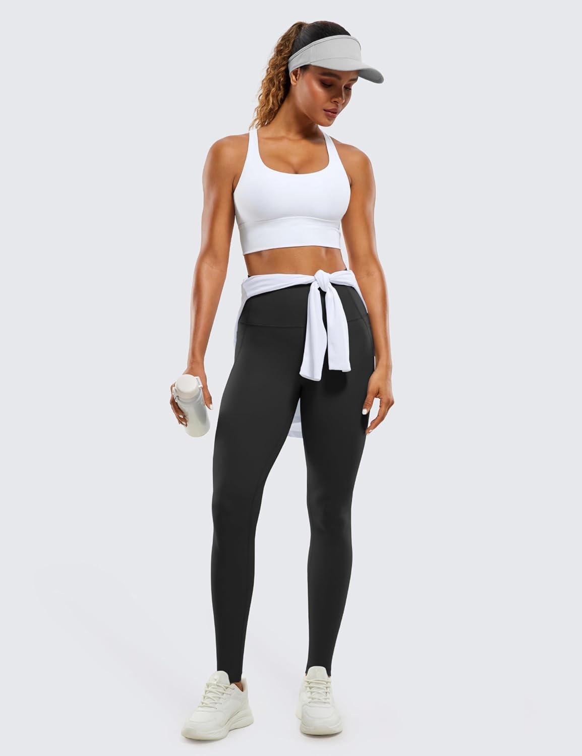 image:imageCRZ YOGA Butterluxe Workout Leggings Pockets 31 High Waisted Athletic Gym Womens Yoga Pants for Tall WomenBlack