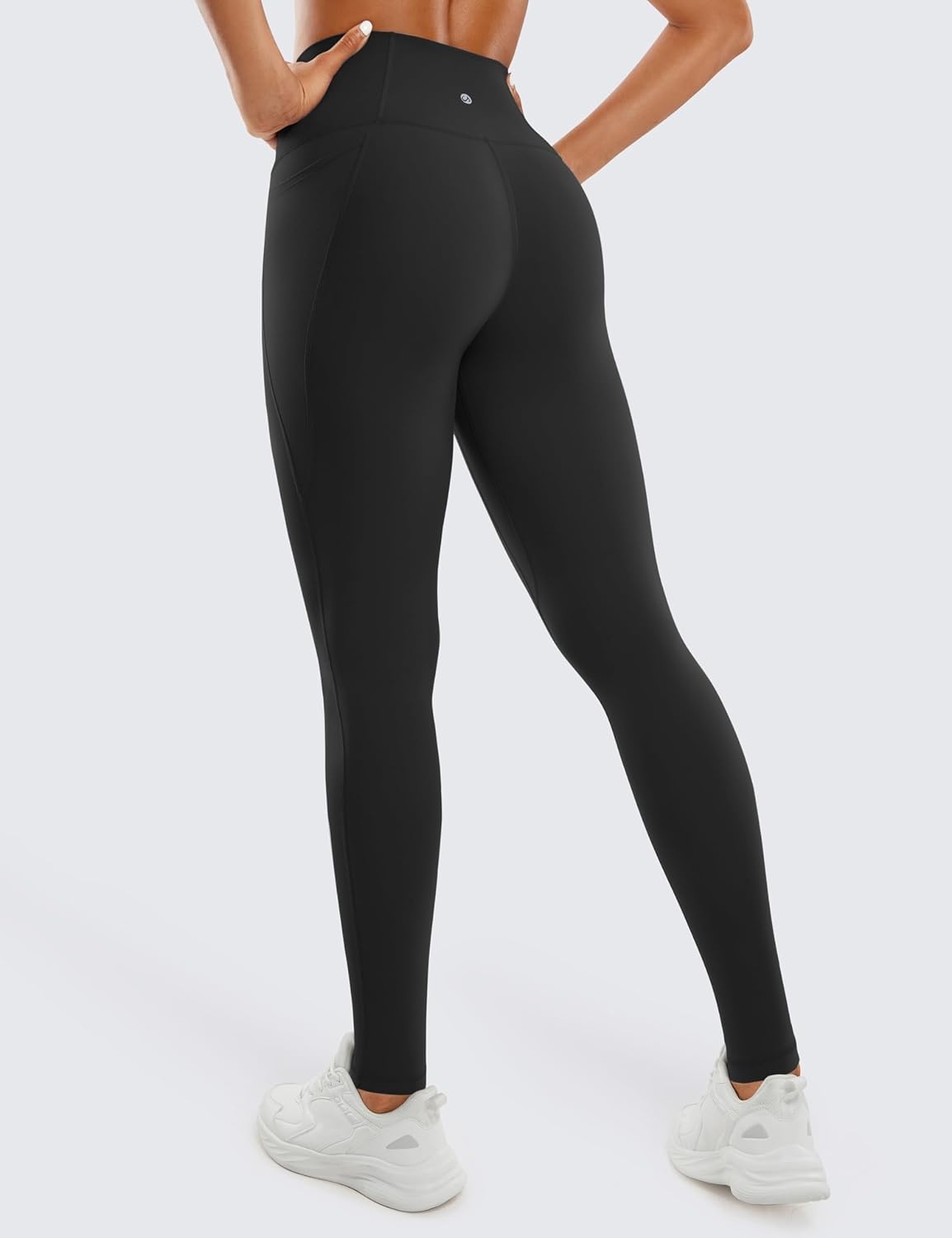 image:imageCRZ YOGA Butterluxe Workout Leggings Pockets 31 High Waisted Athletic Gym Womens Yoga Pants for Tall WomenBlack