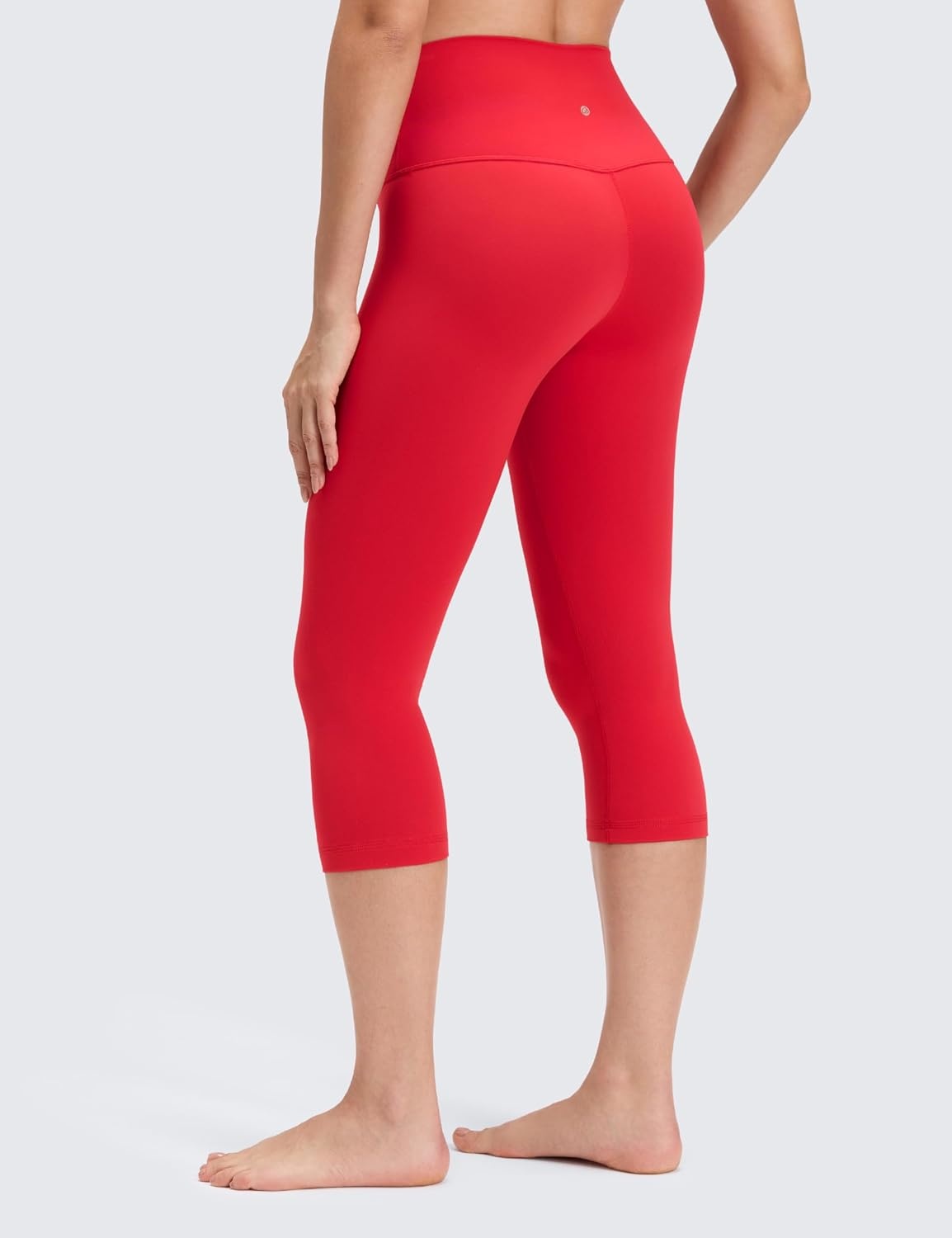image:imageCRZ YOGA Butterluxe Yoga Capris Leggings 19 High Waisted Workout Buttery Soft Athletic Lounge Womens Crop PantsAurora Red
