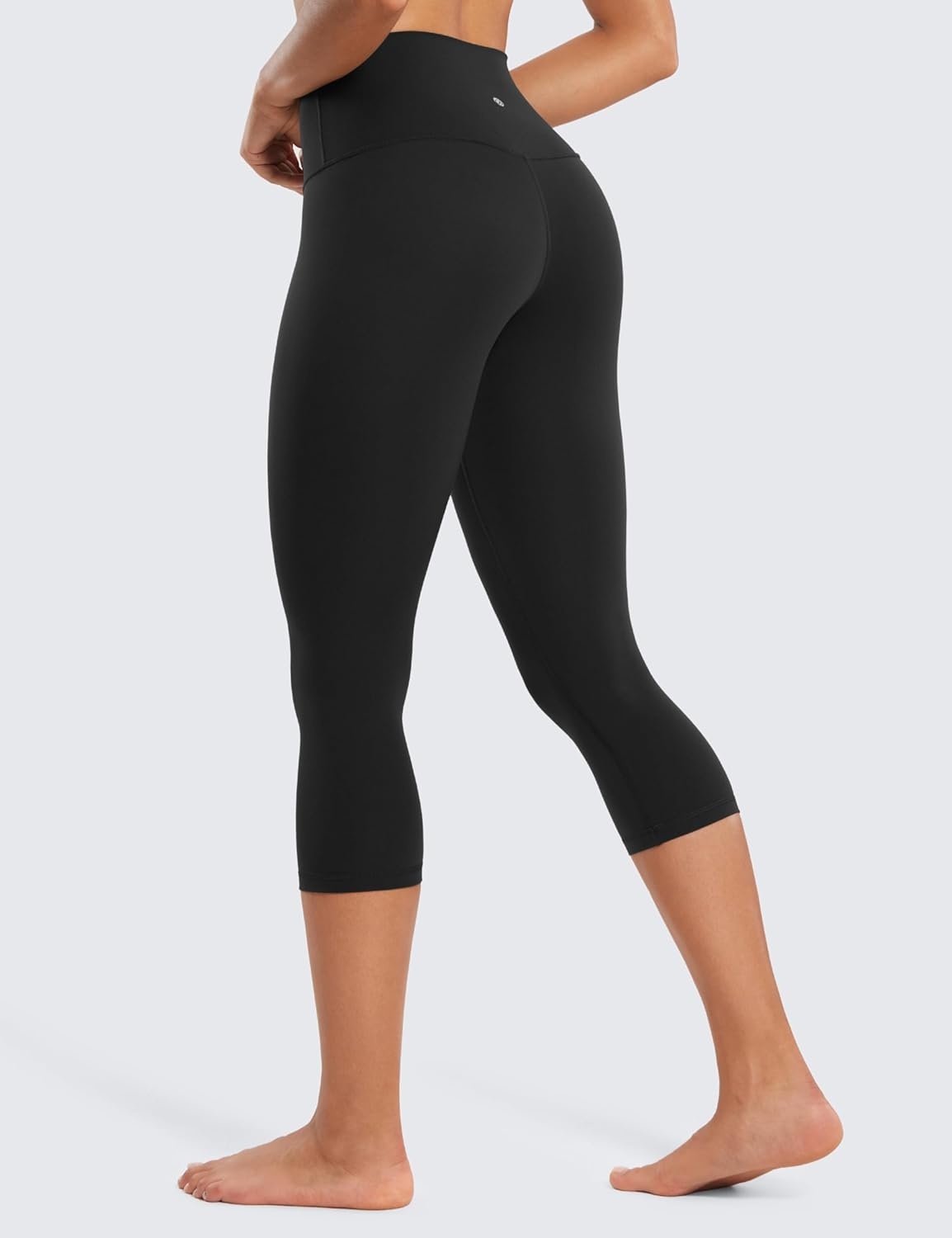 image:imageCRZ YOGA Butterluxe Yoga Capris Leggings 19 High Waisted Workout Buttery Soft Athletic Lounge Womens Crop PantsBlack