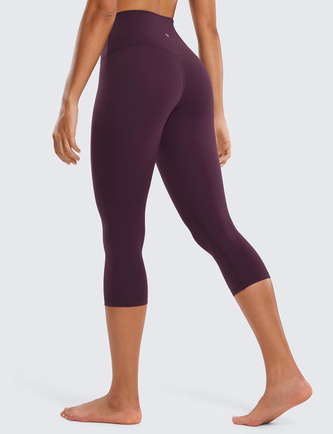 image:imageCRZ YOGA Butterluxe Yoga Capris Leggings 19 High Waisted Workout Buttery Soft Athletic Lounge Womens Crop PantsDeep Purple