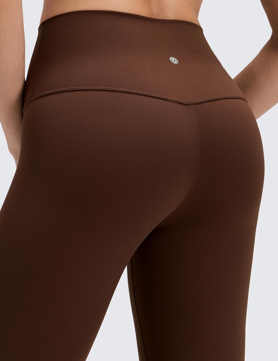 image:imageCRZ YOGA Butterluxe Yoga Capris Leggings 19 High Waisted Workout Buttery Soft Athletic Lounge Womens Crop PantsLava Brown