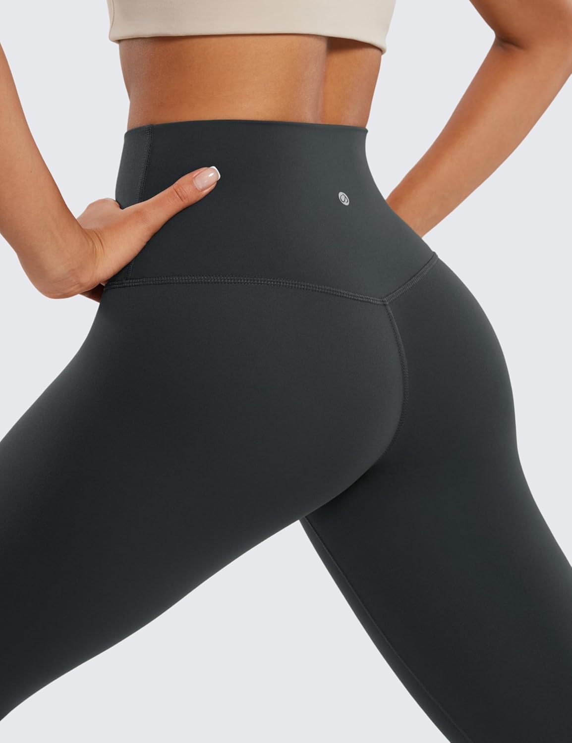 image:imageCRZ YOGA Butterluxe Yoga Capris Leggings 19 High Waisted Workout Buttery Soft Athletic Lounge Womens Crop PantsMelanite