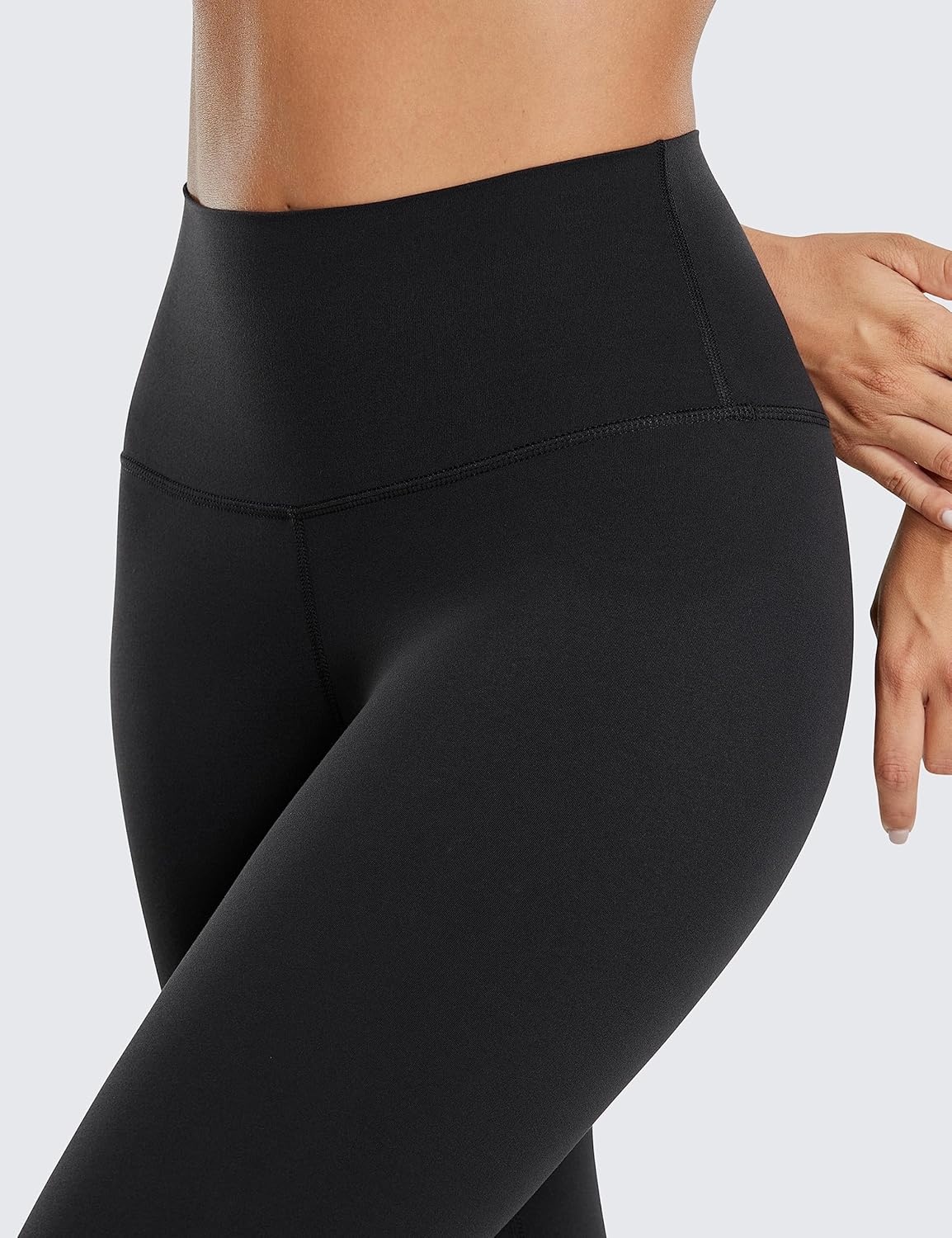 image:imageCRZ YOGA Butterluxe Yoga Capris Leggings 21 High Waisted Buttery Soft Lounge Womens Crop PantsBlack