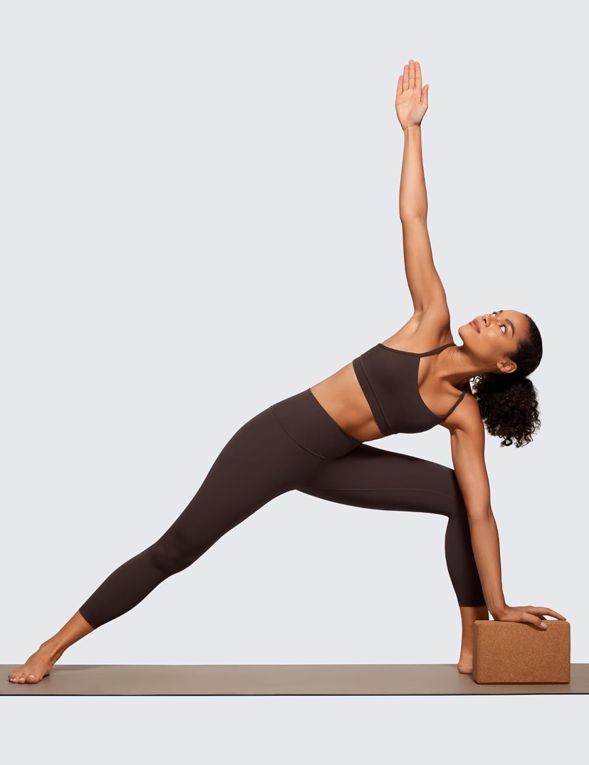 image:imageCRZ YOGA Butterluxe Yoga Capris Leggings 23 High Waisted Buttery Soft Workout Womens Lounge PantsHot Fudge Brown