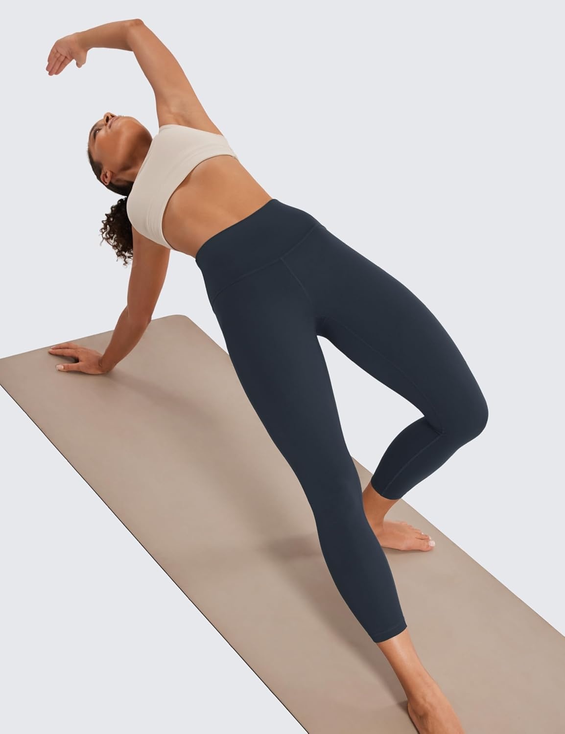 image:imageCRZ YOGA Butterluxe Yoga Capris Leggings 23 High Waisted Buttery Soft Workout Womens Lounge PantsTrue Navy