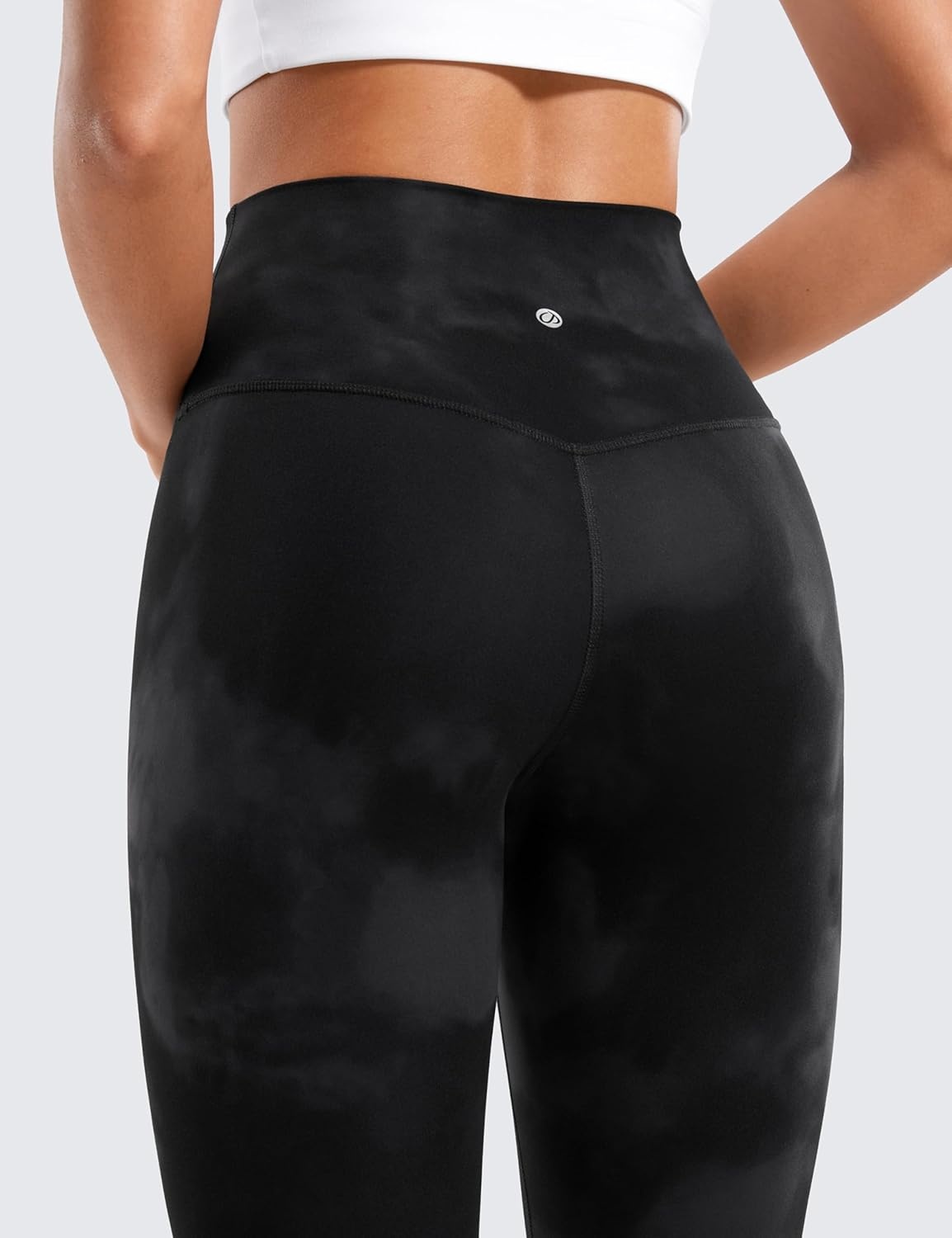 image:imageCRZ YOGA Butterluxe Yoga Leggings 28 High Waisted Womens Workout Lounge Pants Buttery SoftBlack Tie Dye Flowers