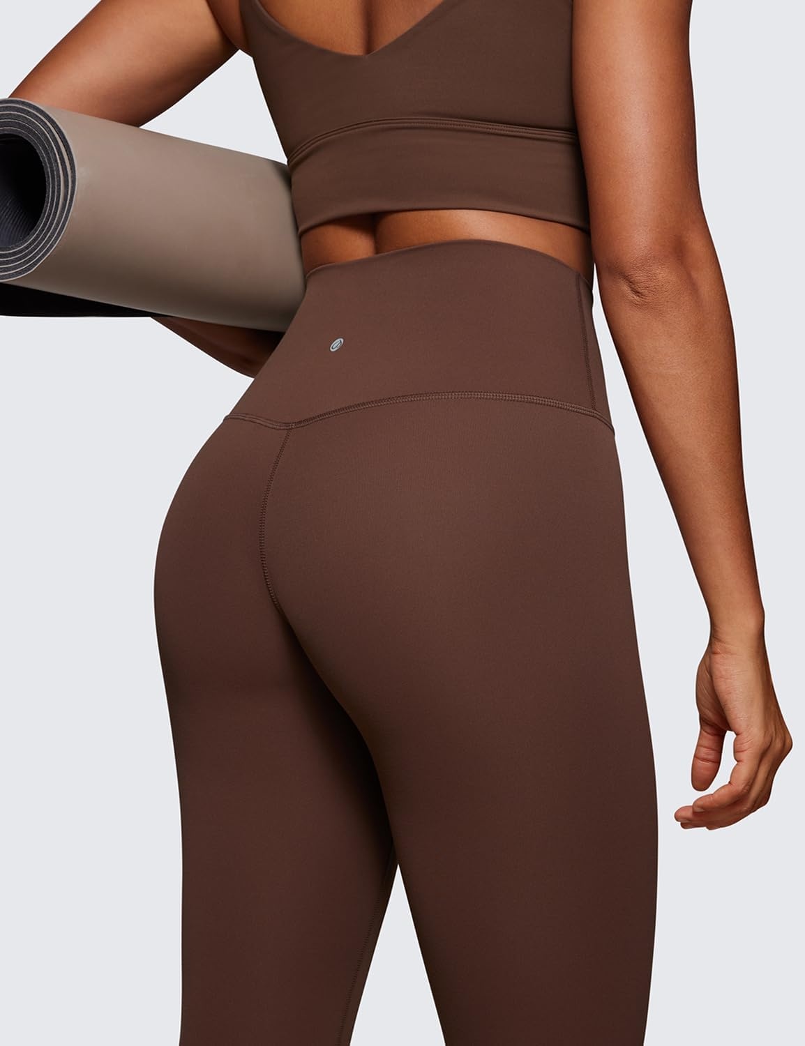 image:imageCRZ YOGA Butterluxe Yoga Leggings 28 High Waisted Womens Workout Lounge Pants Buttery SoftCoffee Brown