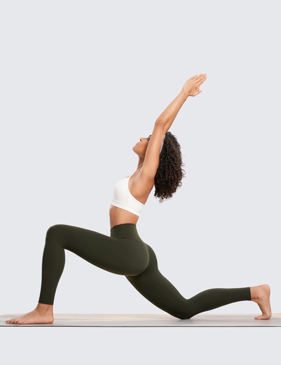 image:imageCRZ YOGA Butterluxe Yoga Leggings 28 High Waisted Womens Workout Lounge Pants Buttery SoftOlive Green