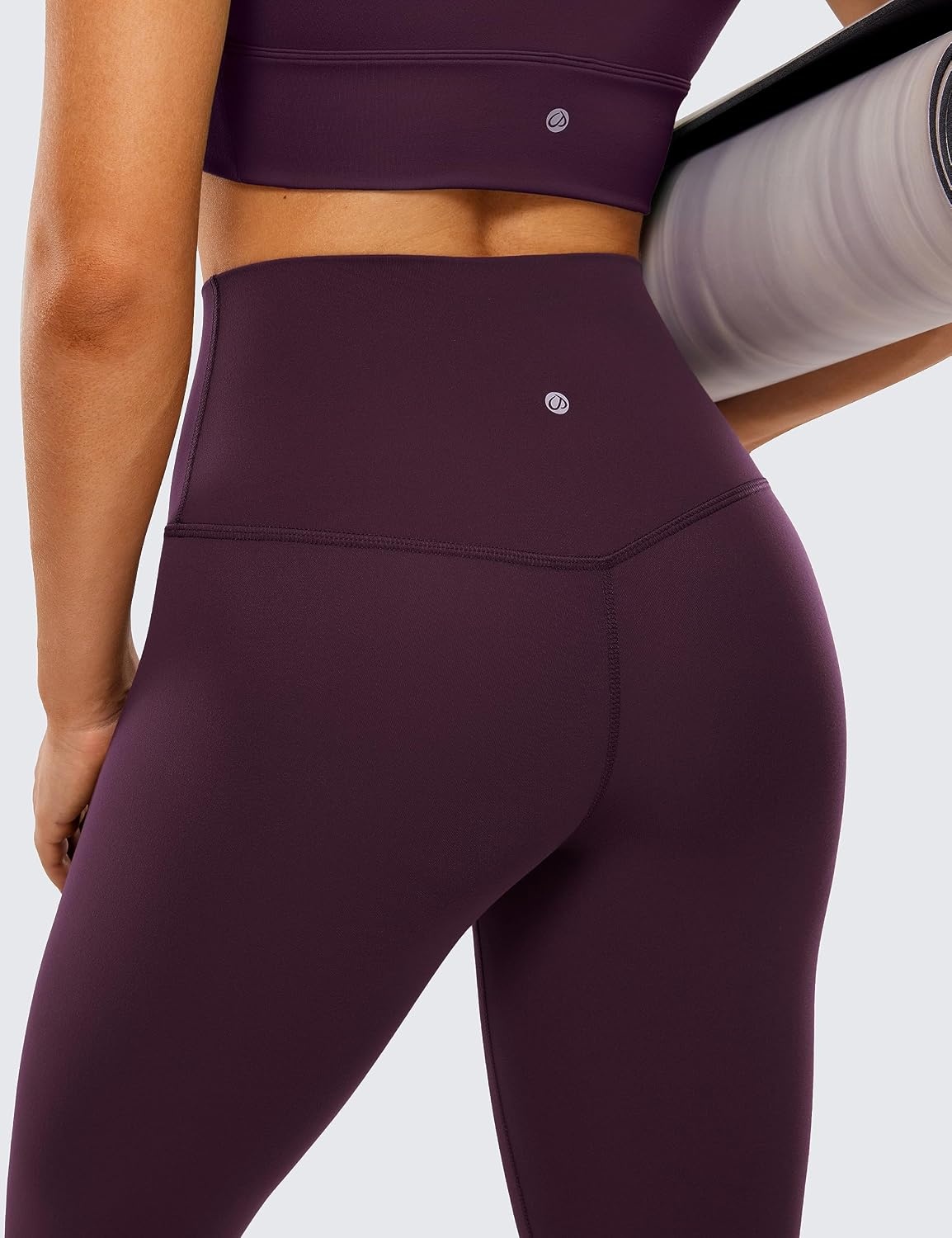 image:imageCRZ YOGA Butterluxe Yoga Leggings 31 Extra Long High Waisted Workout Lounge Pants for Tall WomenDeep Purple