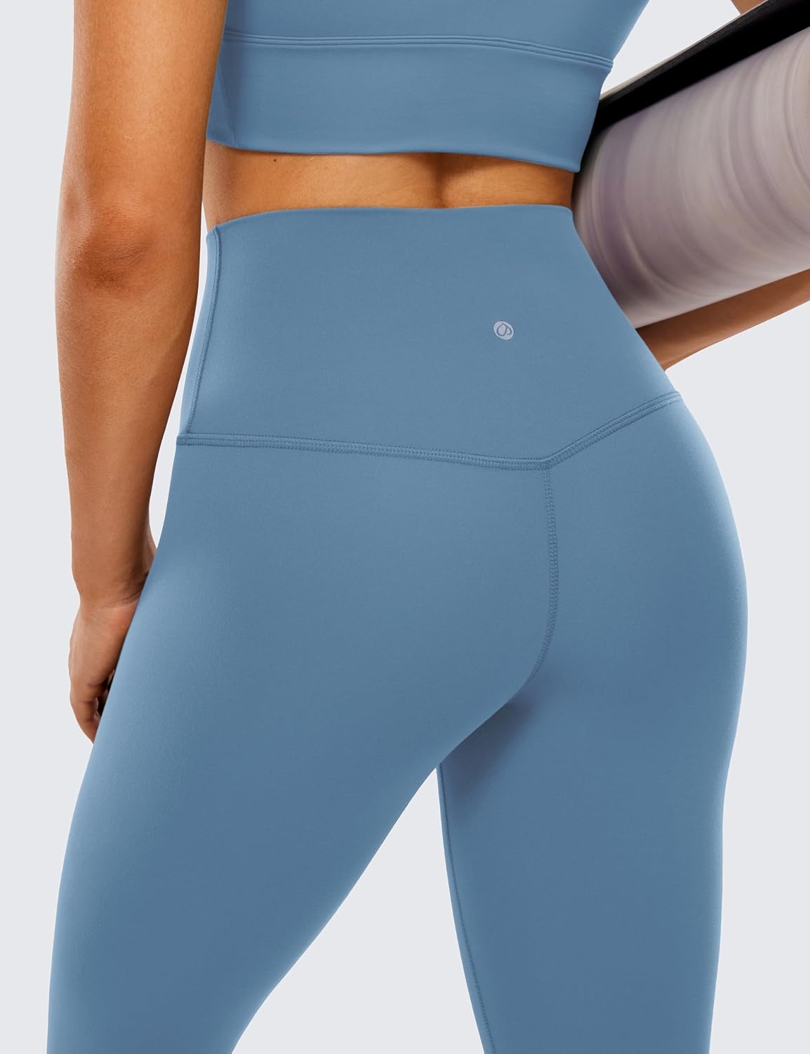 image:imageCRZ YOGA Butterluxe Yoga Leggings 31 Extra Long High Waisted Workout Lounge Pants for Tall WomenUniverse Blue
