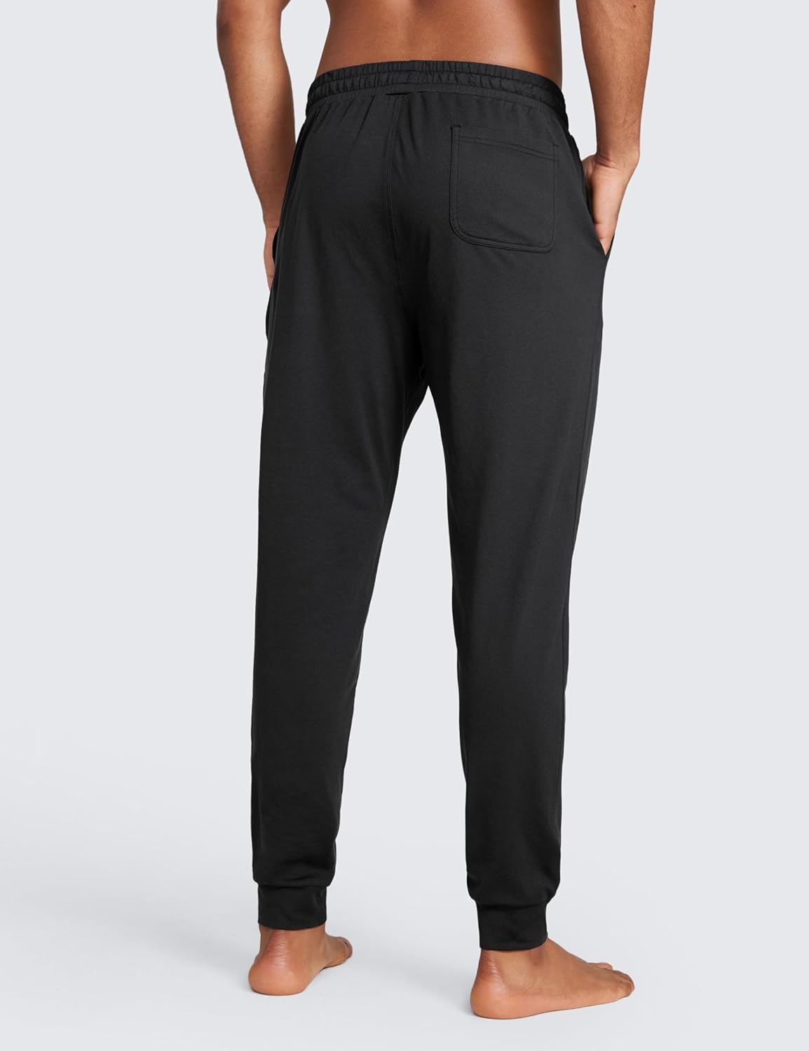 image:imageCRZ YOGA Cloud Jersey Lightweight Yoga Joggers for Men 29 Breathable Casual Lounge Workout Soft Sweatpants with PocketsBlack