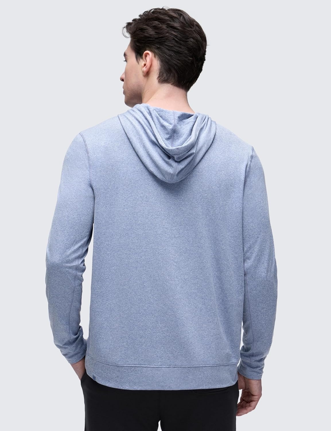 image:imageCRZ YOGA Cloud Jersey Pullover Hoodies for Men Casual Workout Long Sleeve Basic Hooded Sweatshirts with PocketSlate Blue