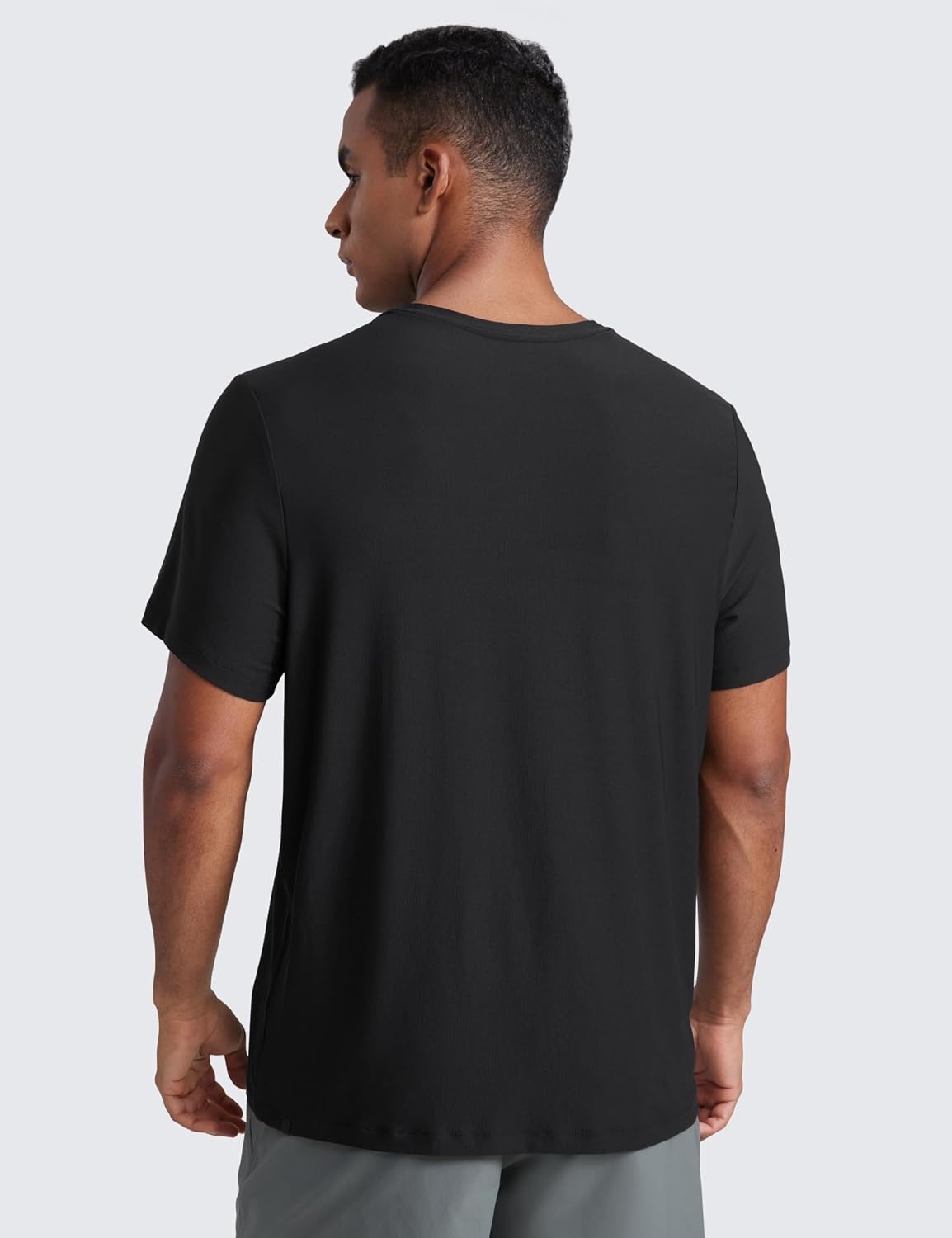 image:imageCRZ YOGA Cloudweight Crewneck Shirts for Men Comfy Lightweight Workout Casual Athletic Short Sleeve TShirtsBlack