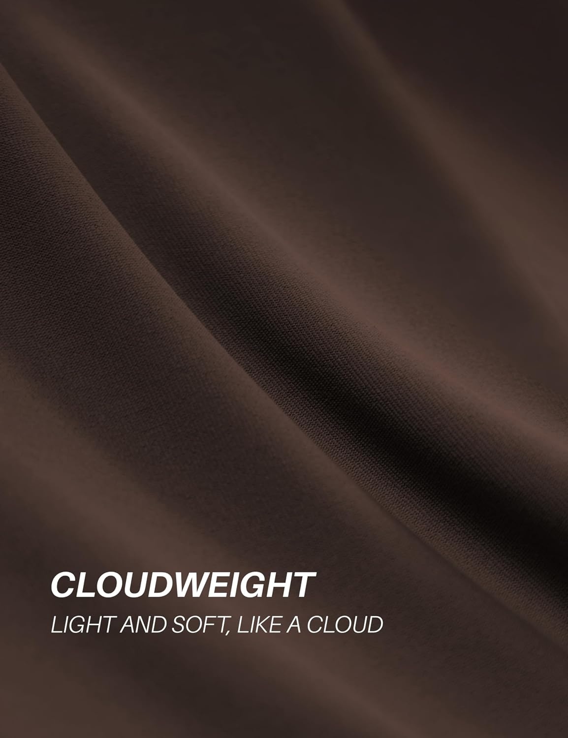 image:imageCRZ YOGA Cloudweight Crewneck Shirts for Men Comfy Lightweight Workout Casual Athletic Short Sleeve TShirtsHot Fudge Brown