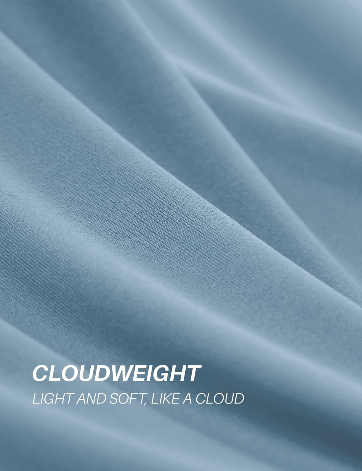 image:imageCRZ YOGA Cloudweight Crewneck Shirts for Men Comfy Lightweight Workout Casual Athletic Short Sleeve TShirtsLight Grayish Blue