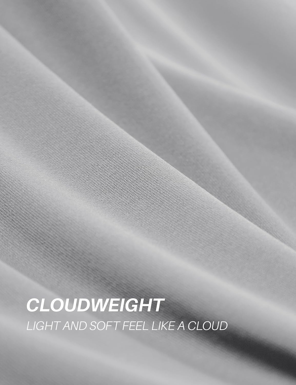 image:imageCRZ YOGA Cloudweight Crewneck Shirts for Men Comfy Lightweight Workout Casual Athletic Short Sleeve TShirtsSilver Gray