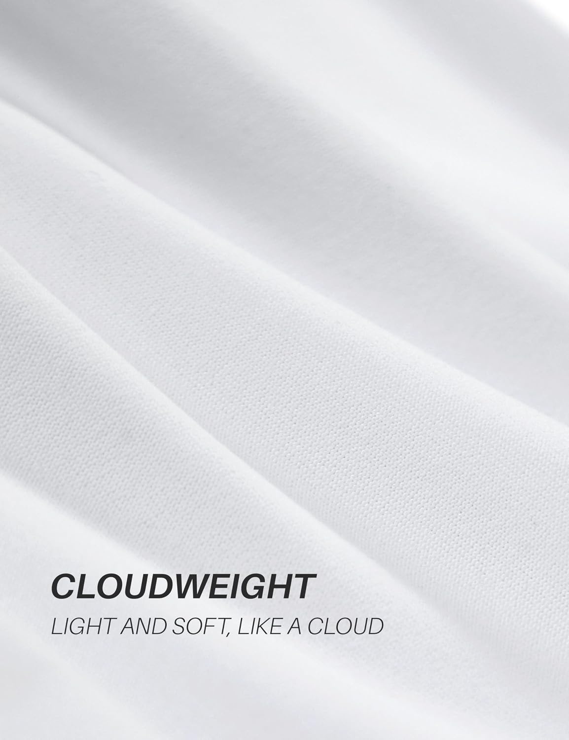 image:imageCRZ YOGA Cloudweight Crewneck Shirts for Men Comfy Lightweight Workout Casual Athletic Short Sleeve TShirtsWhite