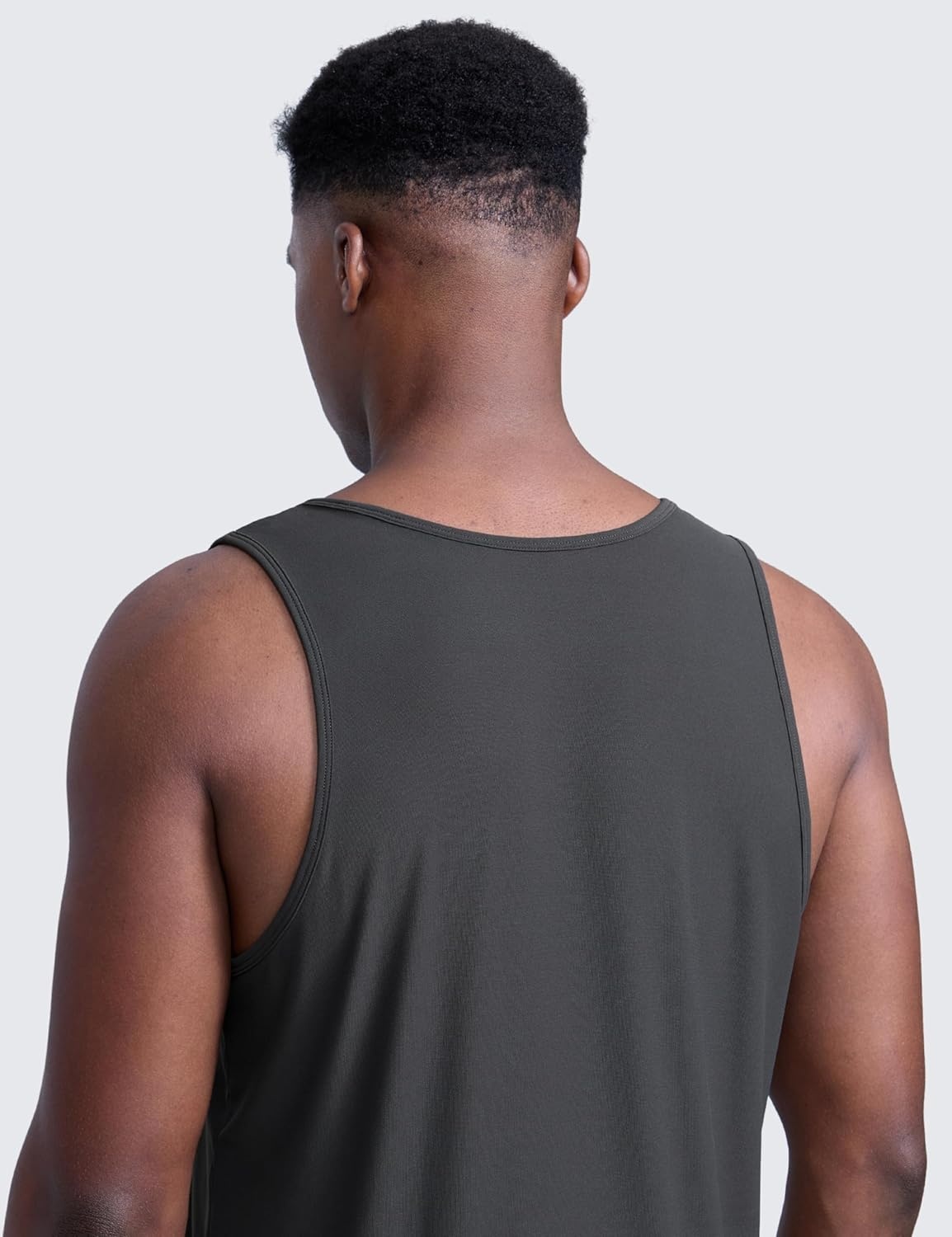 image:imageCRZ YOGA Cloudweight Workout Tank Tops for Men Comfy Lightweight Quick Dry Sleeveless Muscle Athletic ShirtsMysterious Grey
