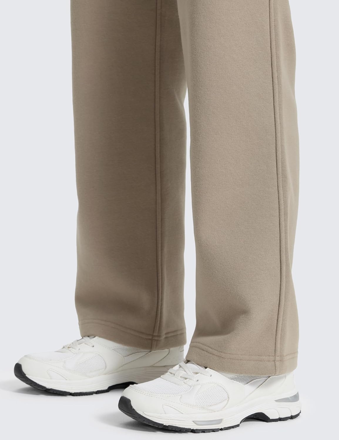 image:imageCRZ YOGA Cotton Fleece Lined Sweatpants Women 283032 Straight Leg Casual Lounge Pants with Pockets Winter WarmOak