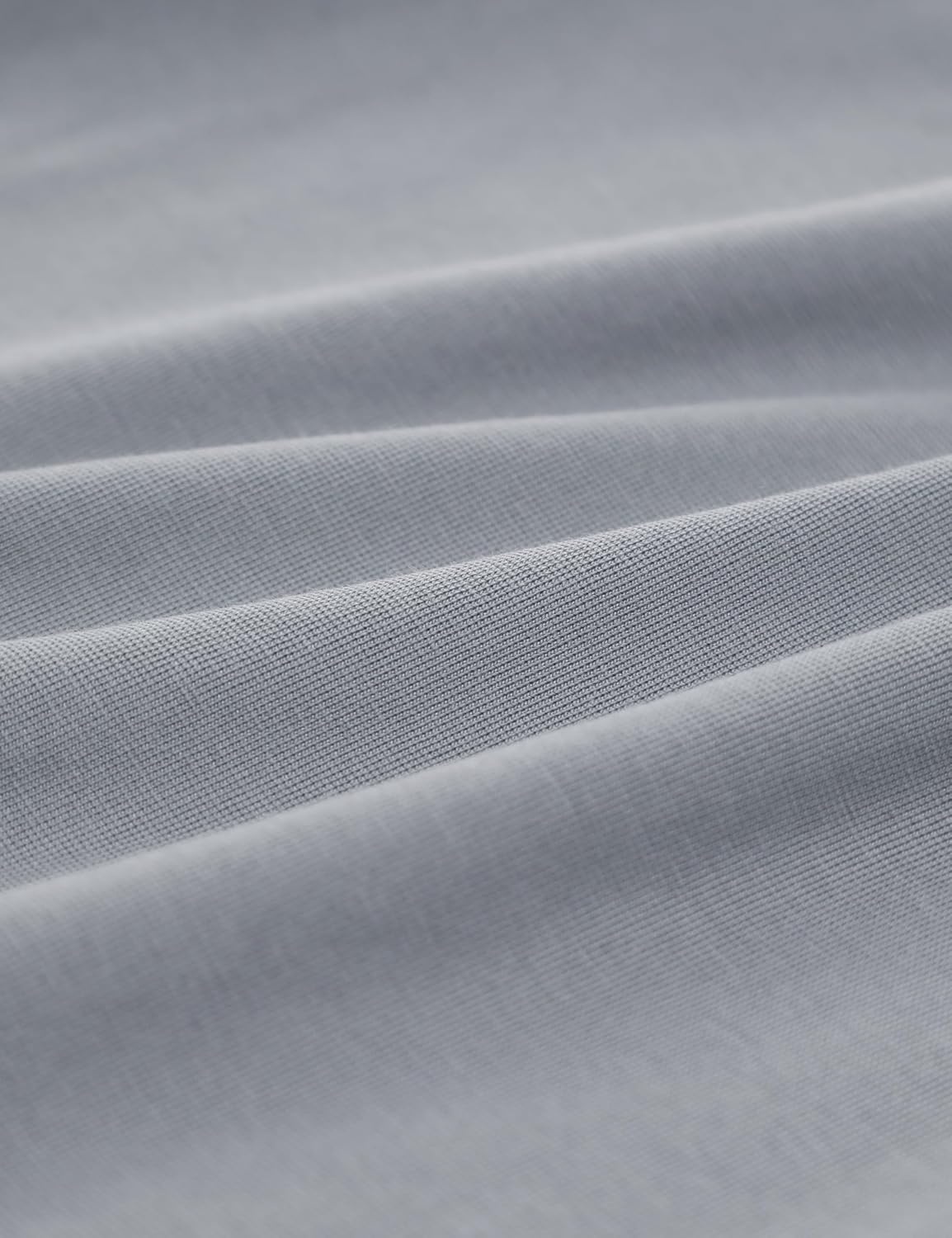image:imageCRZ YOGA CottonBlend Athletic Shirts for Men Short Sleeve Moisture Wicking Soft Workout Casual Tee Tops Basic TShirtSilver Gray