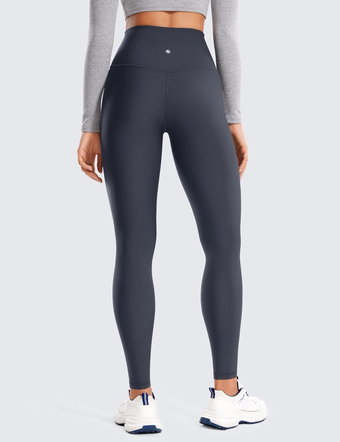 image:imageCRZ YOGA Fleece Lined Leggings 28 Thermal Casual Lounge Workout Yoga Womens Full Length Pants Winter WarmNavy