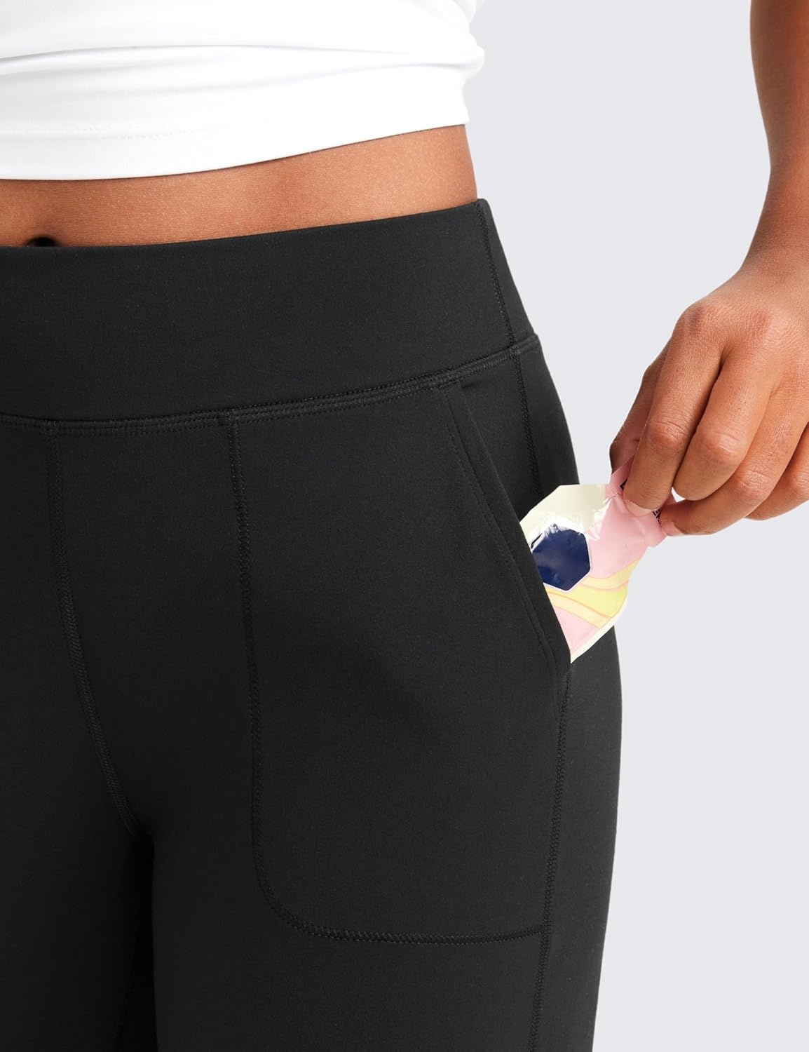 image:imageCRZ YOGA Girls Butterlift Athletic Joggers Active Running Casual Lounge High Waist Pants with Pockets Kid TeenBlack