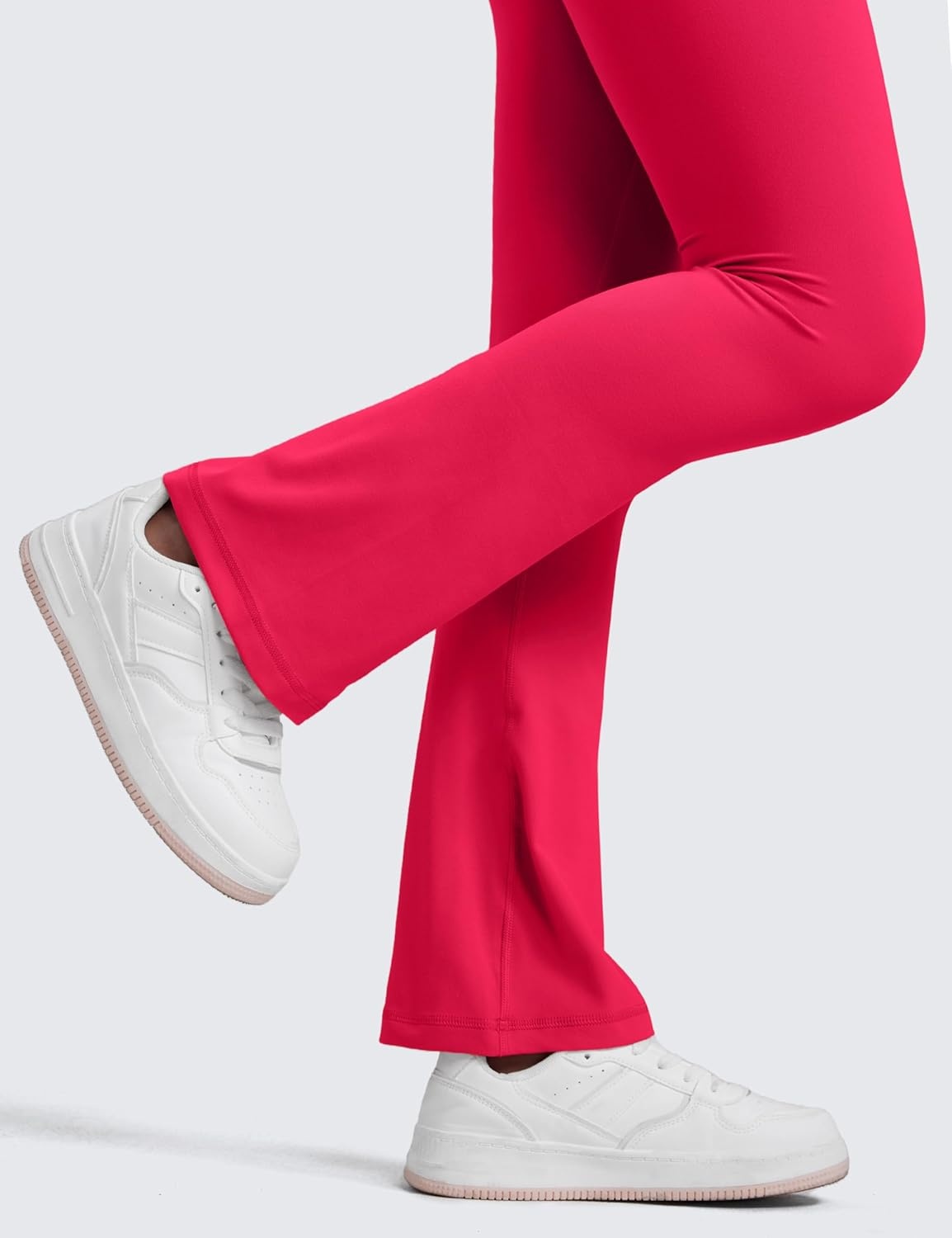 image:imageCRZ YOGA Girls Butterluxe Crossover Waist Yoga Flare Leggings Dance Casual Athletic Pants Bell Bottoms Kids TeenViva Magenta