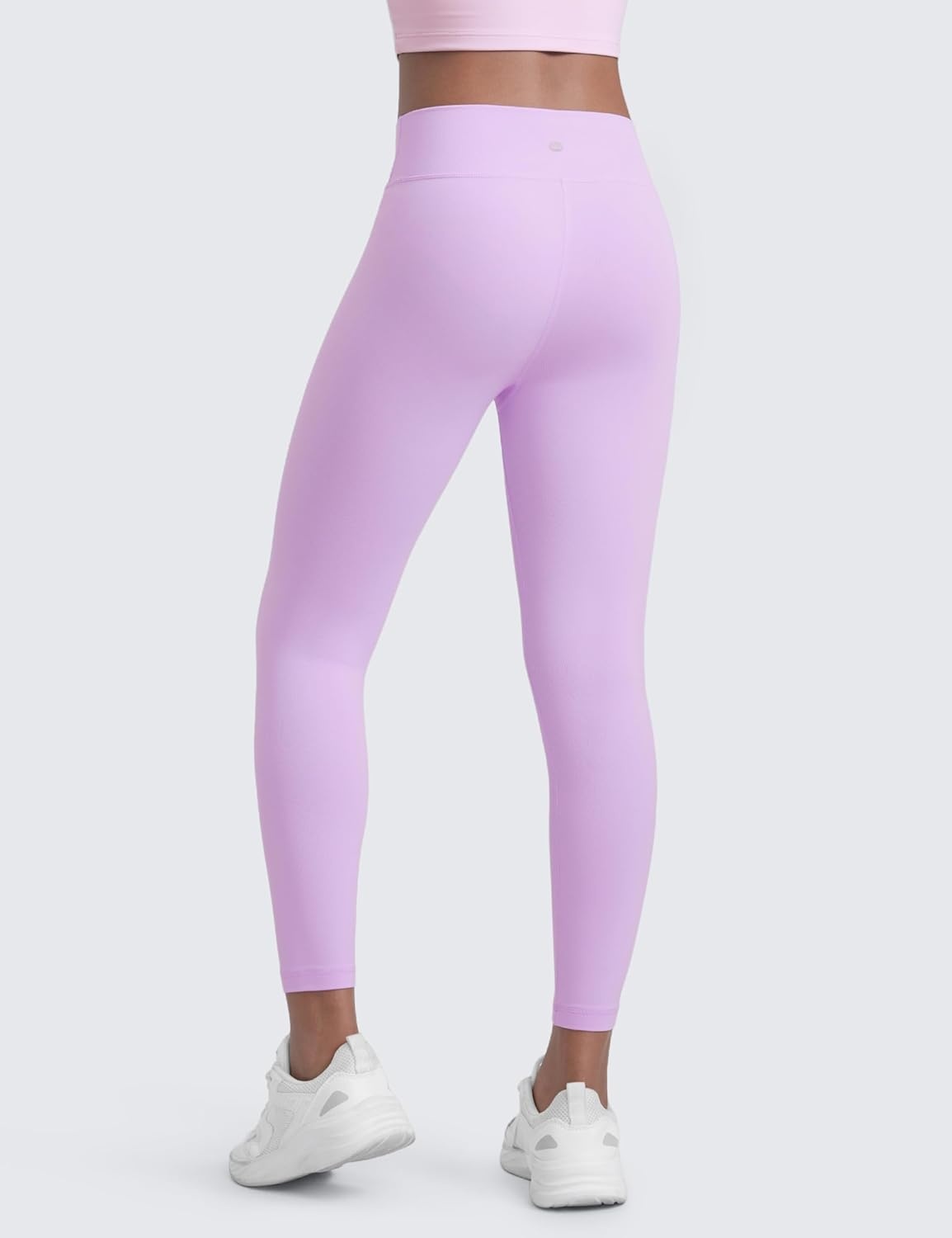 image:imageCRZ YOGA Girls Butterluxe Crossover Waist Yoga Leggings Athletic Sports Casual Pants V Cross Tights Kids TeenElfin Purple