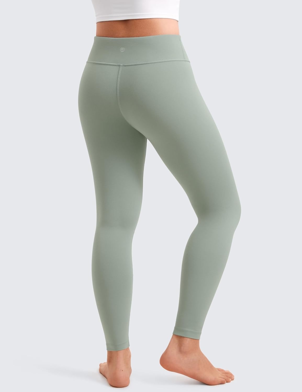 image:imageCRZ YOGA Girls Butterluxe Full Length Yoga Leggings Athletic Sports Casual Pants High Waist Tights Kids TeenGreen Palm Court