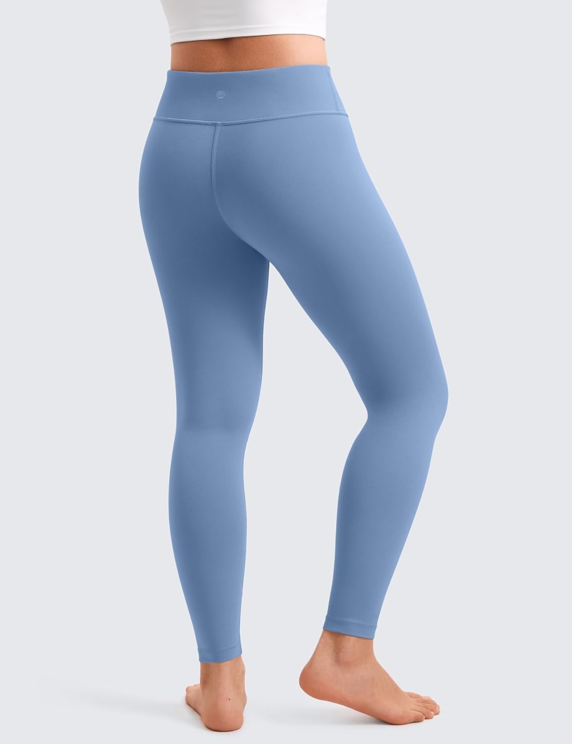 image:imageCRZ YOGA Girls Butterluxe Full Length Yoga Leggings Athletic Sports Casual Pants High Waist Tights Kids TeenOasis Blue