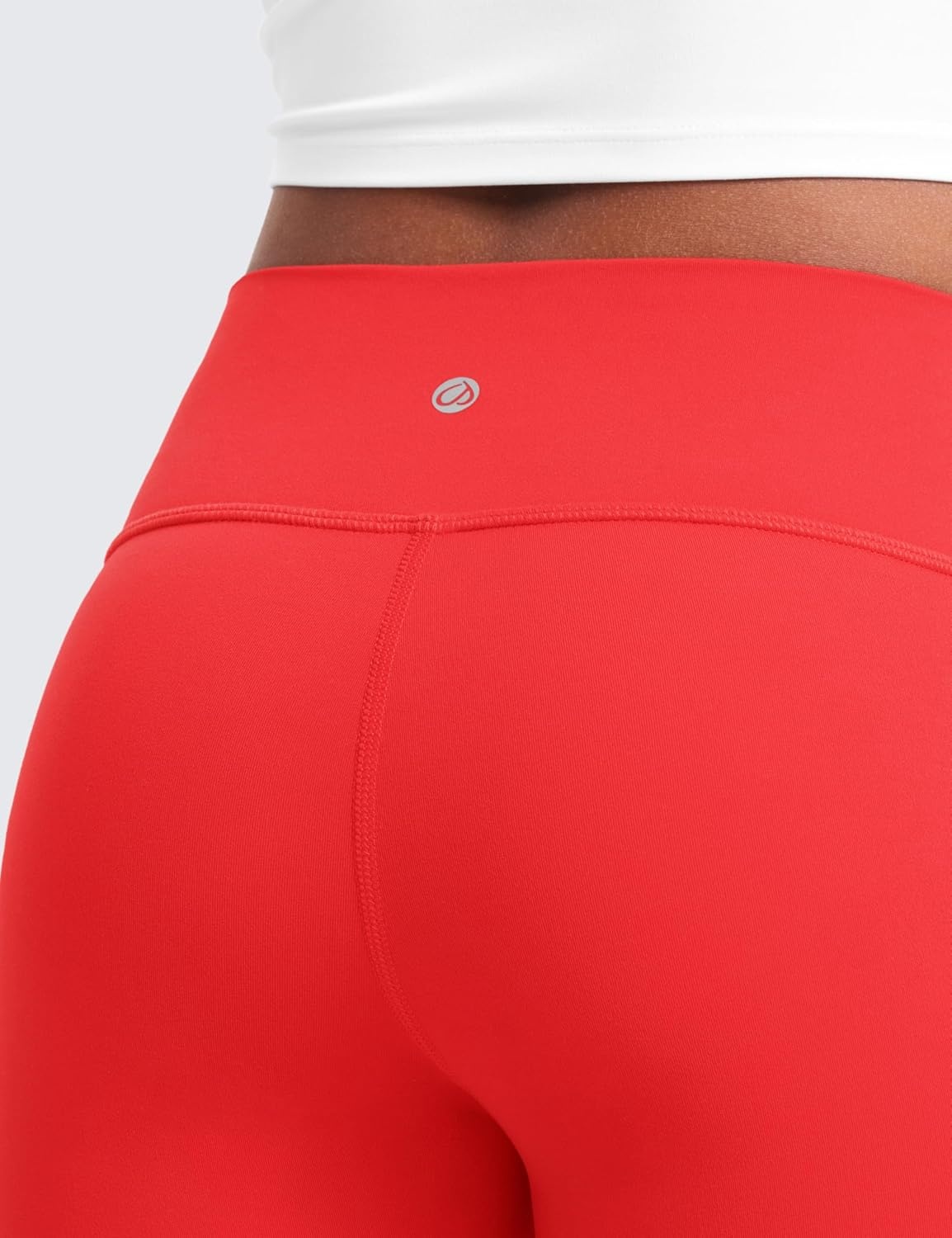 image:imageCRZ YOGA Girls Butterluxe High Waist Athletic Biker Shorts Dance Yoga Casual Kids Teen SummerDeep Red