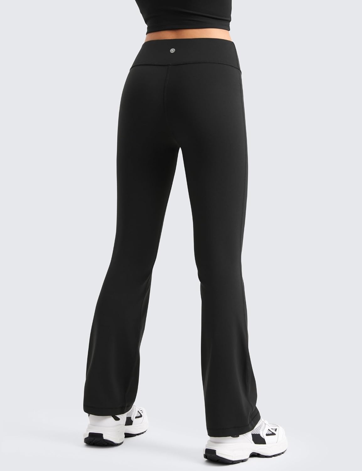 image:imageCRZ YOGA Girls Butterluxe High Waist Yoga Flare Leggings Dance Casual Athletic Pants Bell Bottoms Bootcut Kids TeenBlack