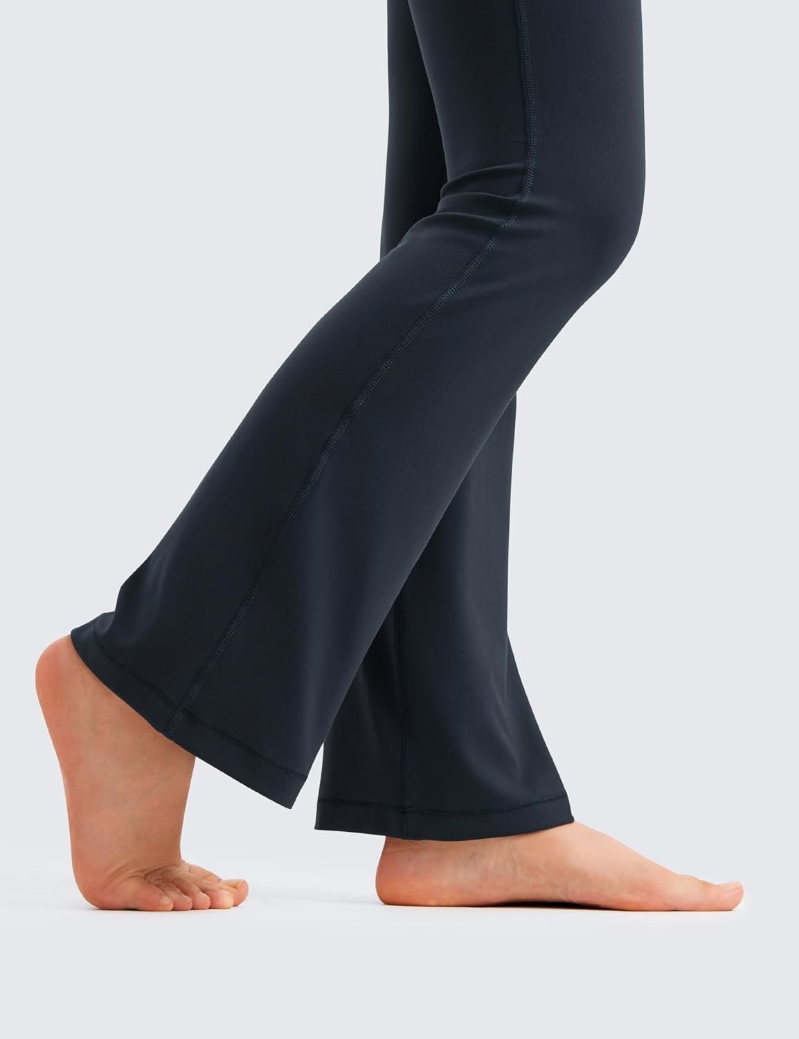 image:imageCRZ YOGA Girls Butterluxe High Waist Yoga Flare Leggings Dance Casual Athletic Pants Bell Bottoms Bootcut Kids TeenTrue Navy