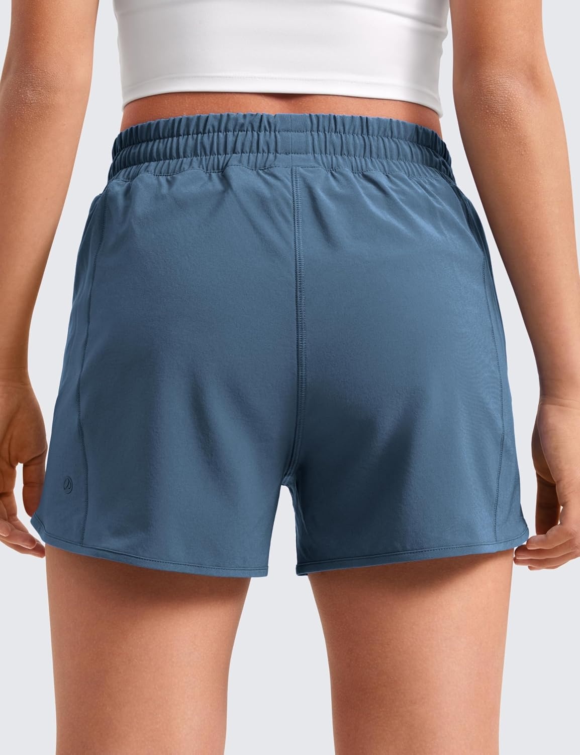image:imageCRZ YOGA Girls FeatheryFit Soft Athletic Shorts with Zipper Pocket Tennis Soccer Running Casual Liner Kids TeenStelindigo