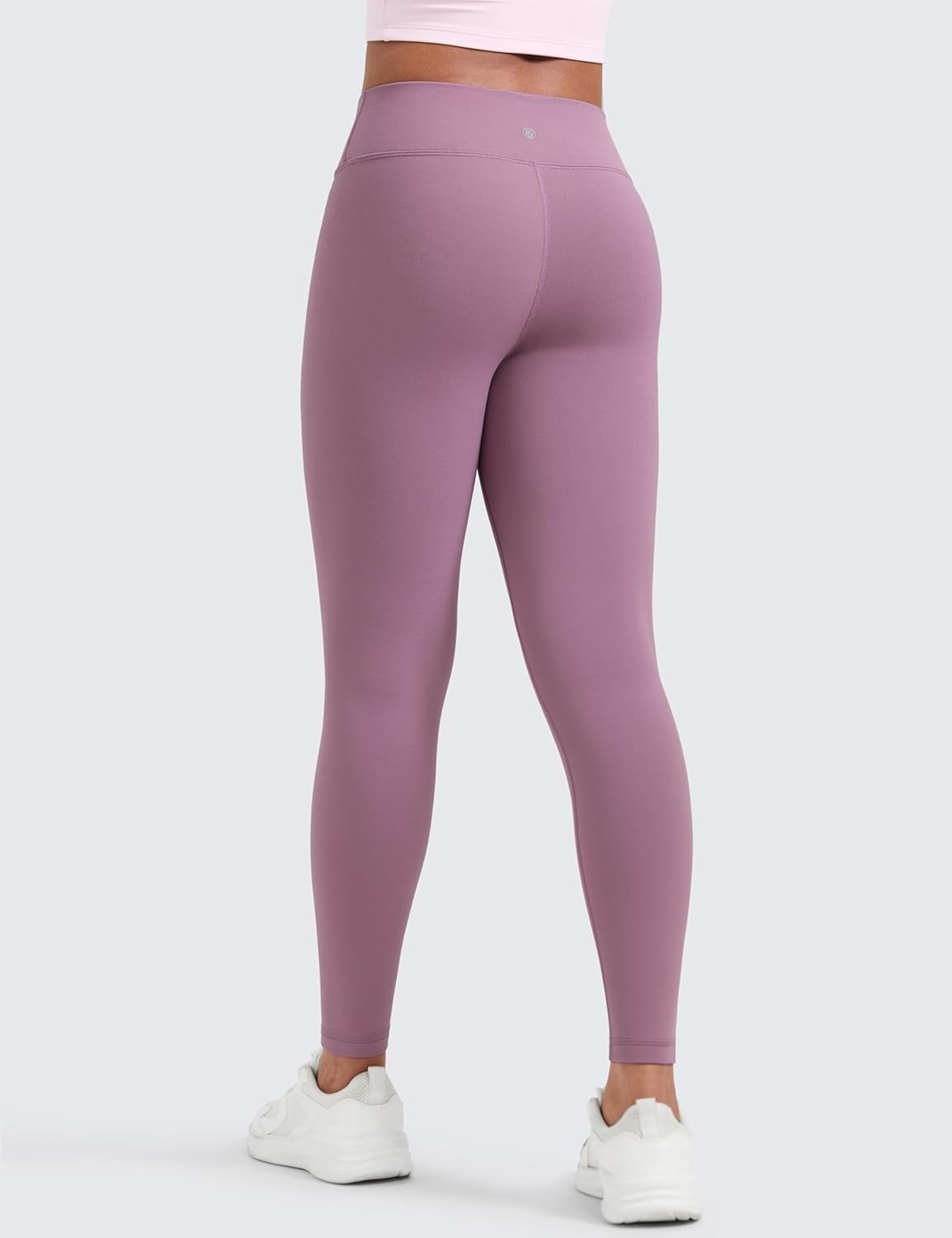 image:imageCRZ YOGA Girls Matte Thermal Fleece Lined Full Length Leggings Casual Athletic High Waist Pants Winter Warm Kids TeenLight Lavender