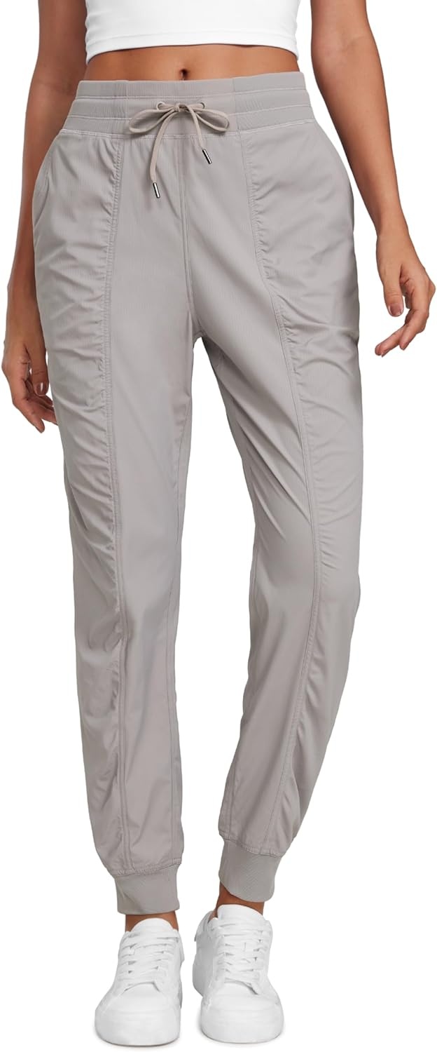 image:imageCRZ YOGA Lightweight Workout Joggers for Women 26285305 Outdoor Running Casual Pants with PocketsDark Chrome