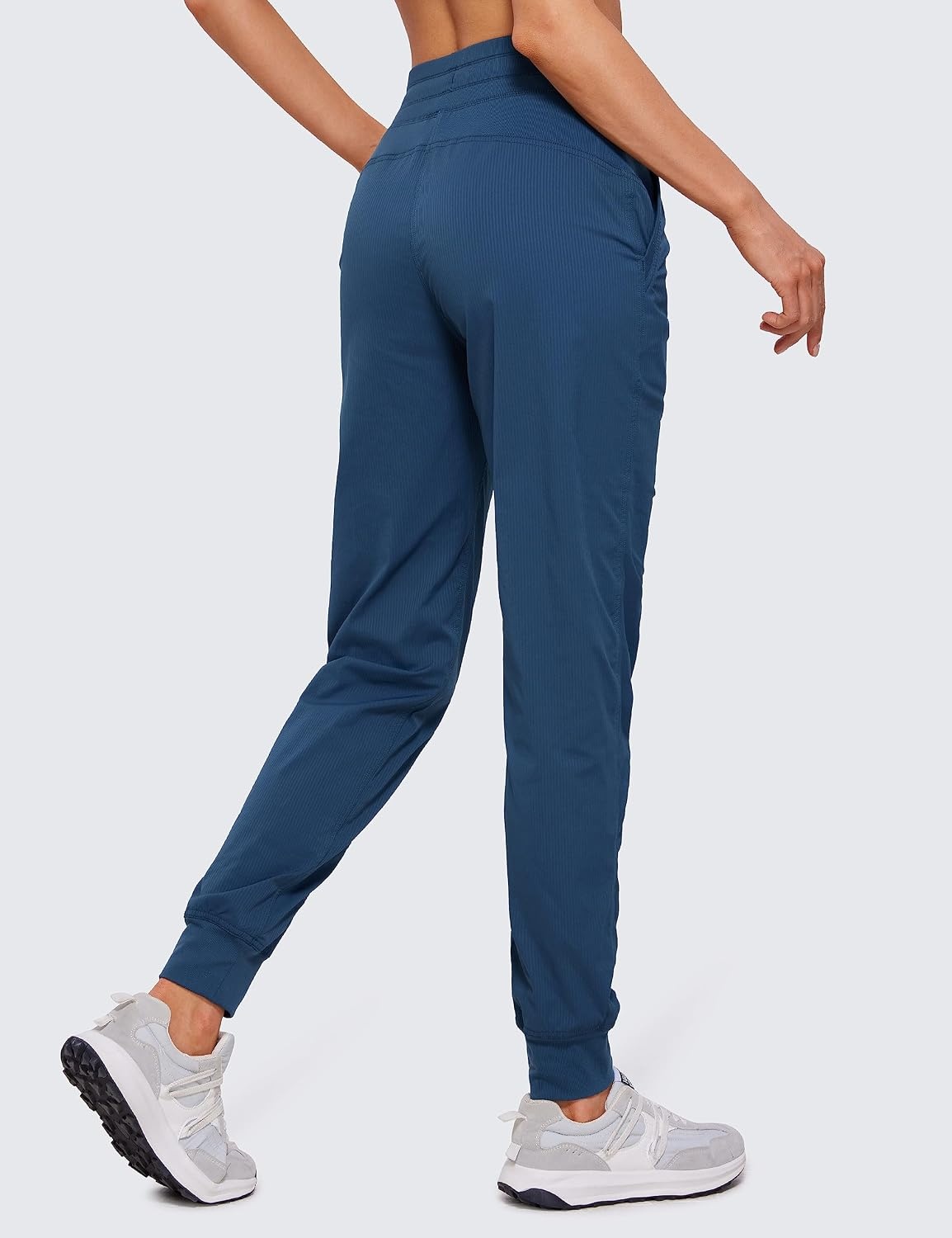 image:imageCRZ YOGA Lightweight Workout Joggers for Women 26285305 Outdoor Running Casual Pants with PocketsFrench Navy