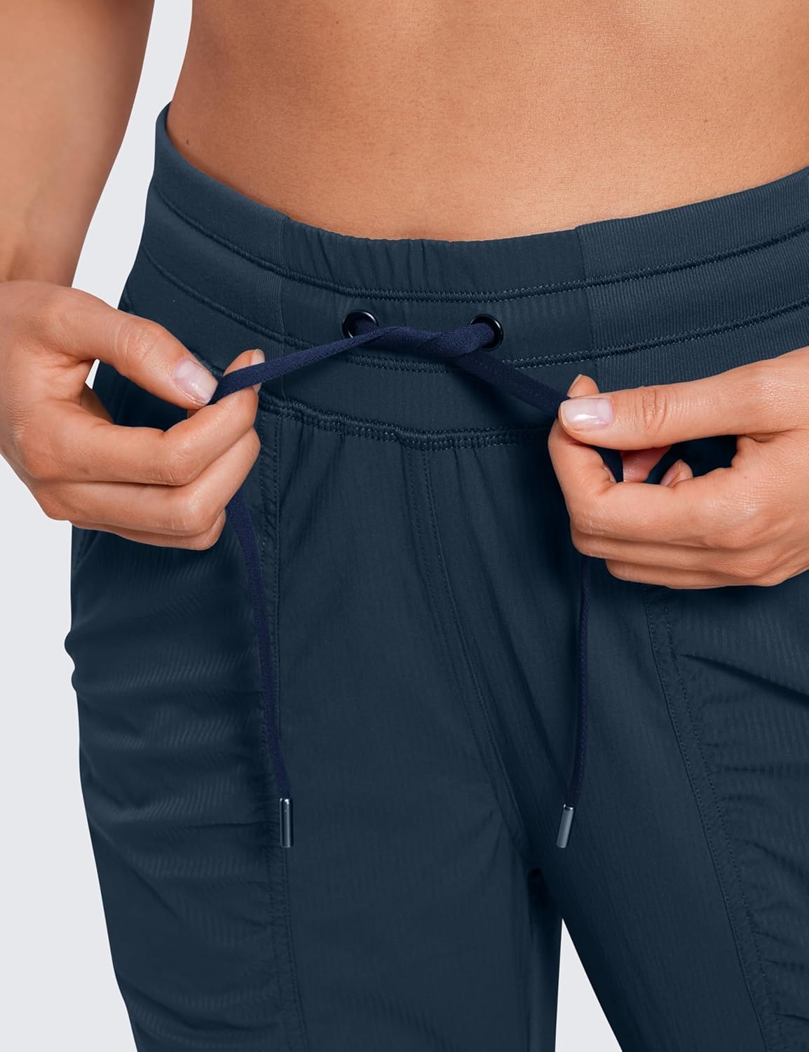 image:imageCRZ YOGA Lightweight Workout Joggers for Women 26285305 Outdoor Running Casual Pants with PocketsInk Blue
