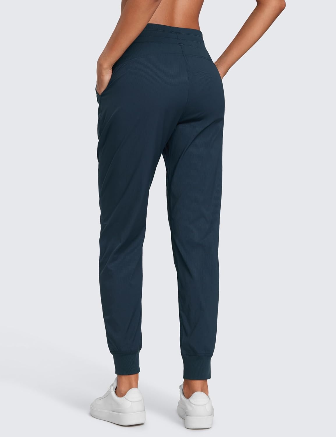 image:imageCRZ YOGA Lightweight Workout Joggers for Women 26285305 Outdoor Running Casual Pants with PocketsInk Blue