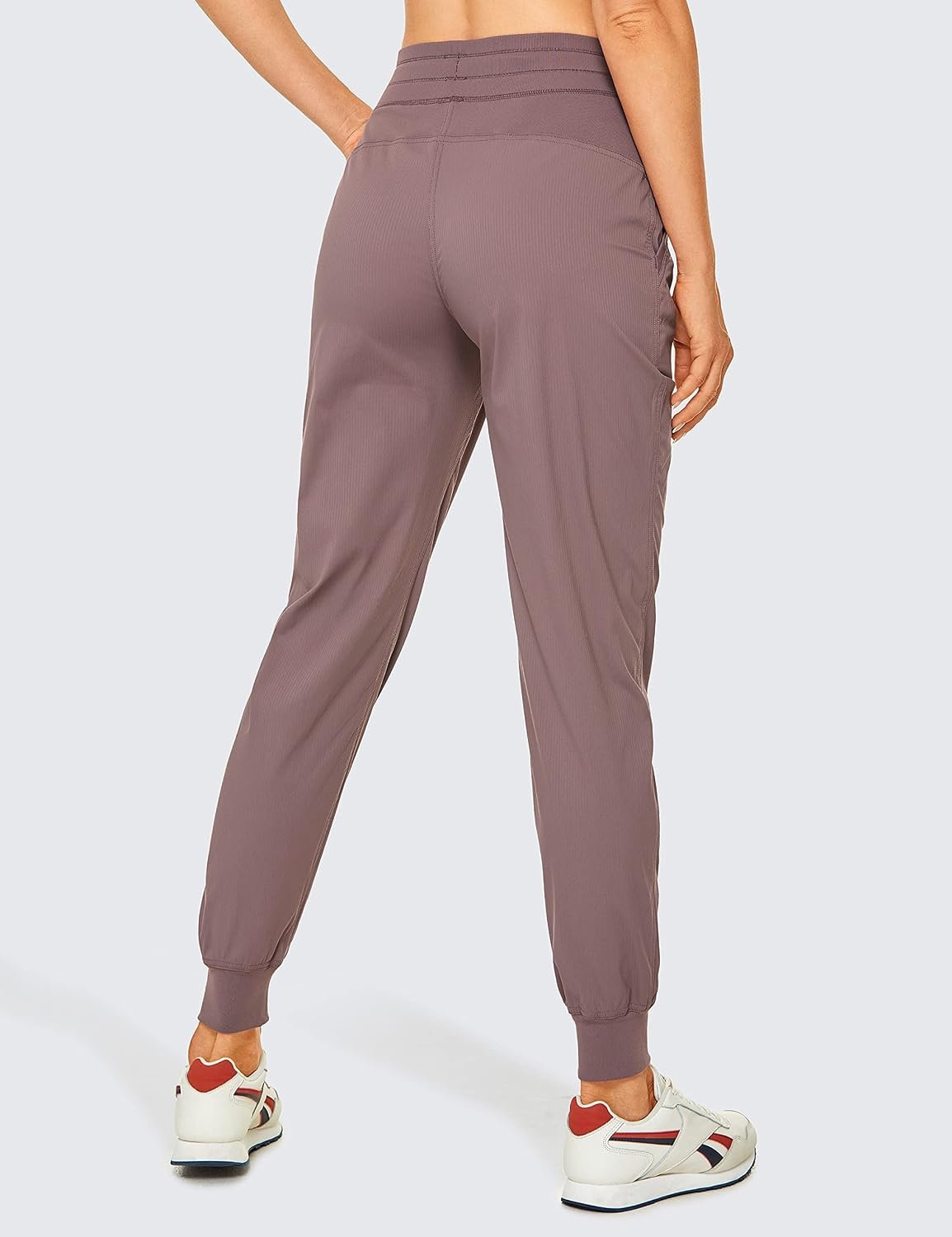 image:imageCRZ YOGA Lightweight Workout Joggers for Women 26285305 Outdoor Running Casual Pants with PocketsMauve
