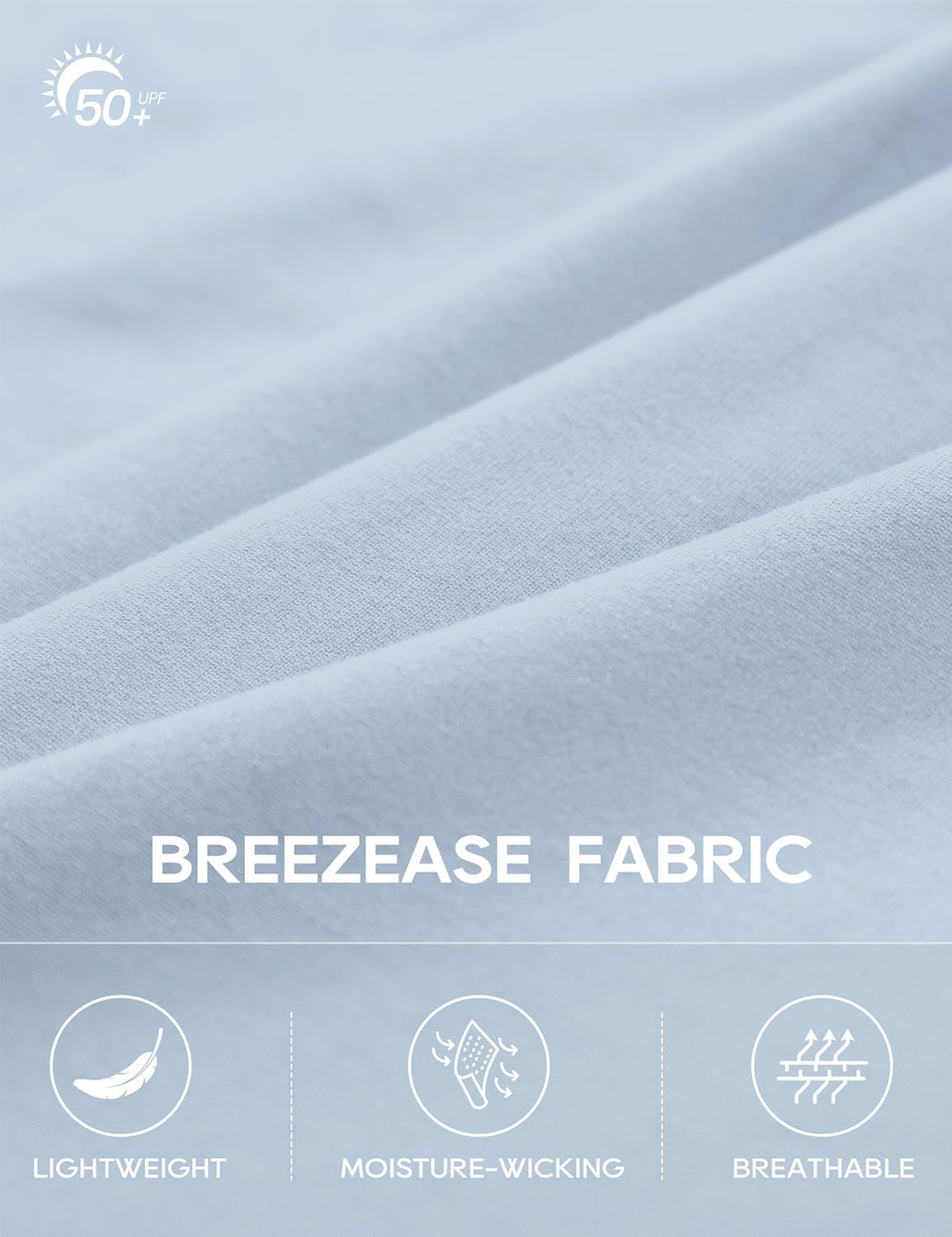 image:imageCRZ YOGA Lightweight Workout Long Sleeve Shirts for Women Gym Running Fall Athletic Training TShirts High Neck TopsBlue Linen