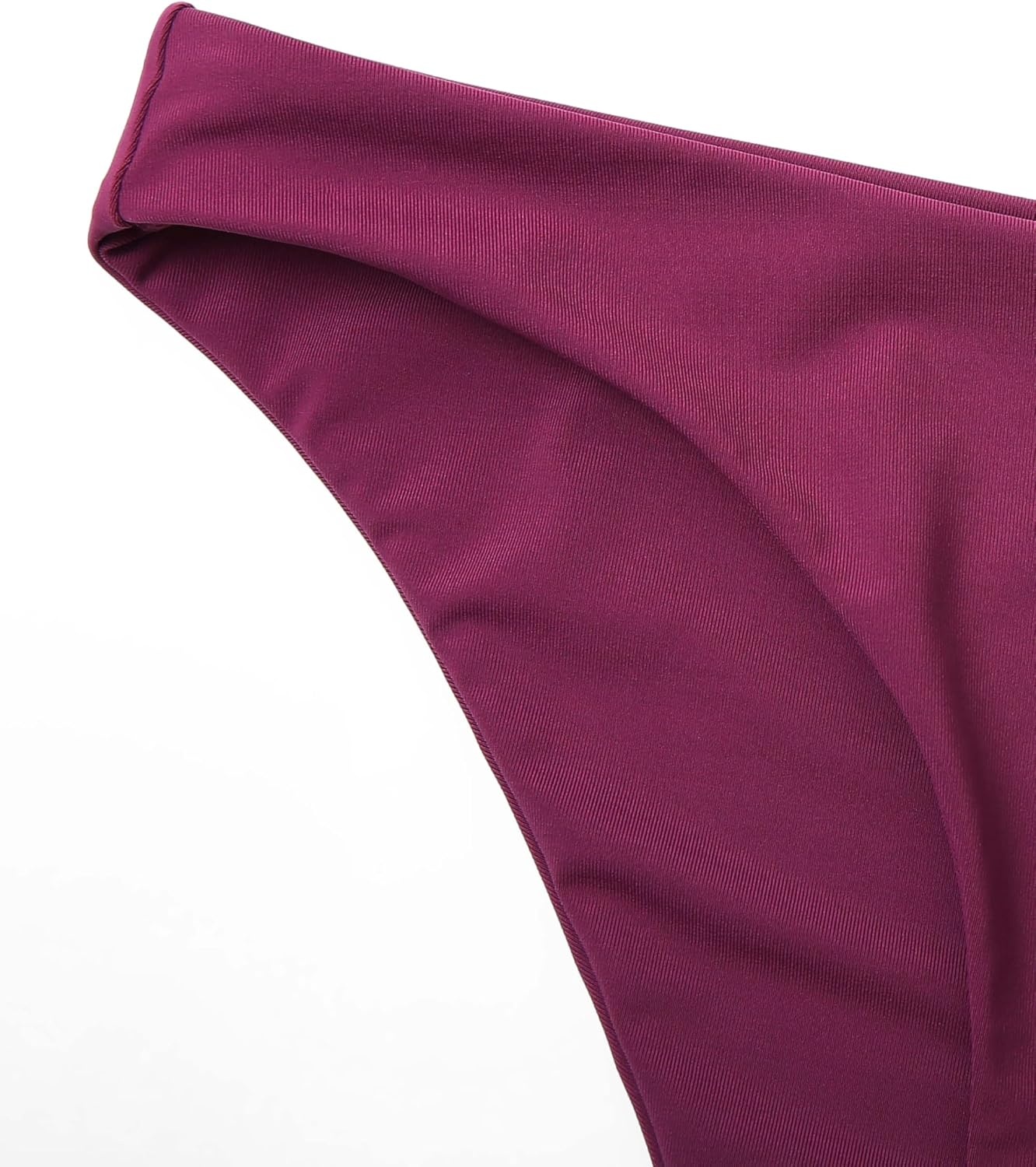 image:imageCRZ YOGA Low Waisted Bikini Bottom for Women Cheeky Basic Bathing Swimsuit Swim BriefsFuchsia